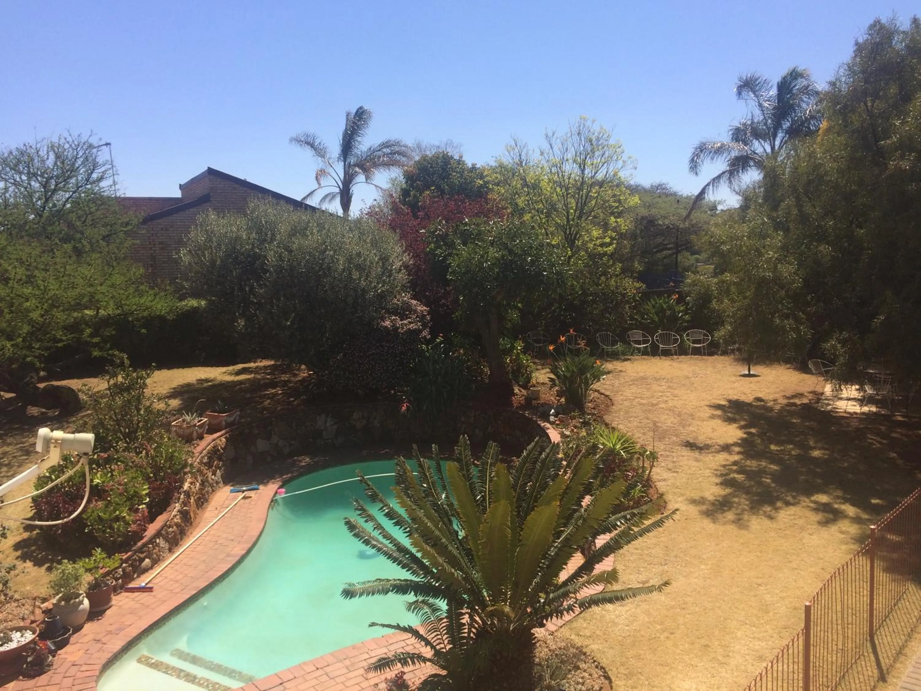 Pool view in At The View B&B