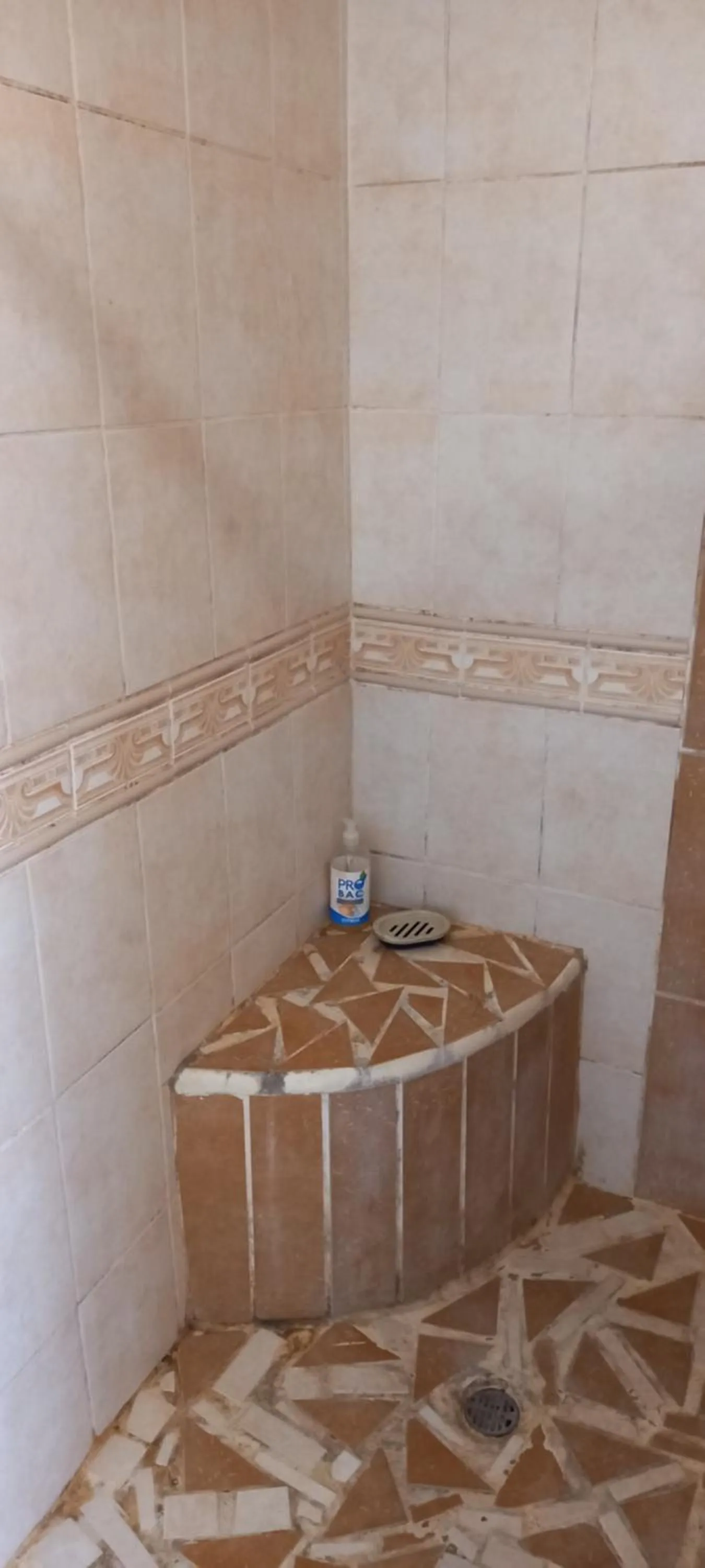 Shower in At The View B&B