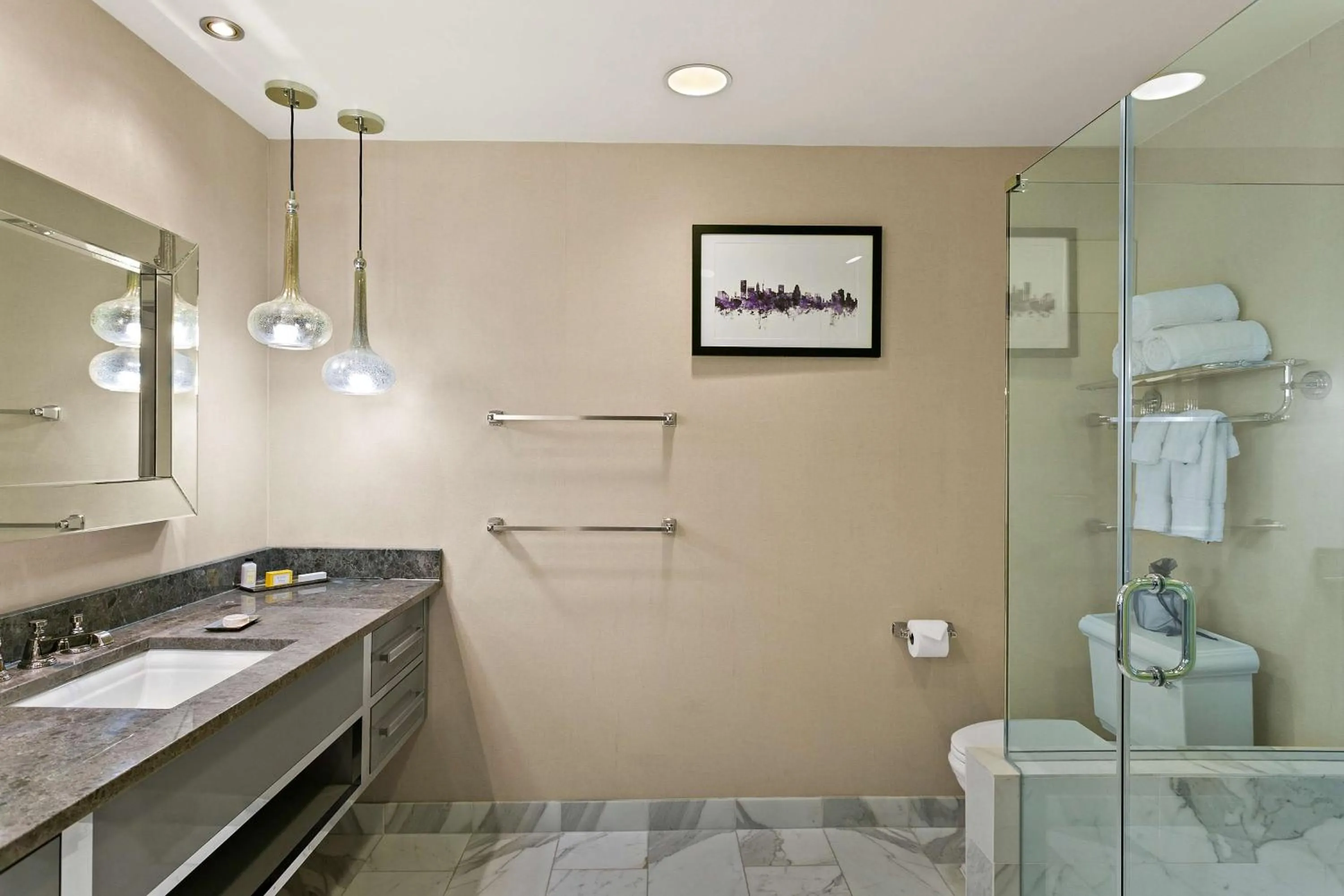 Bathroom in The Royal Sonesta Harbor Court Baltimore