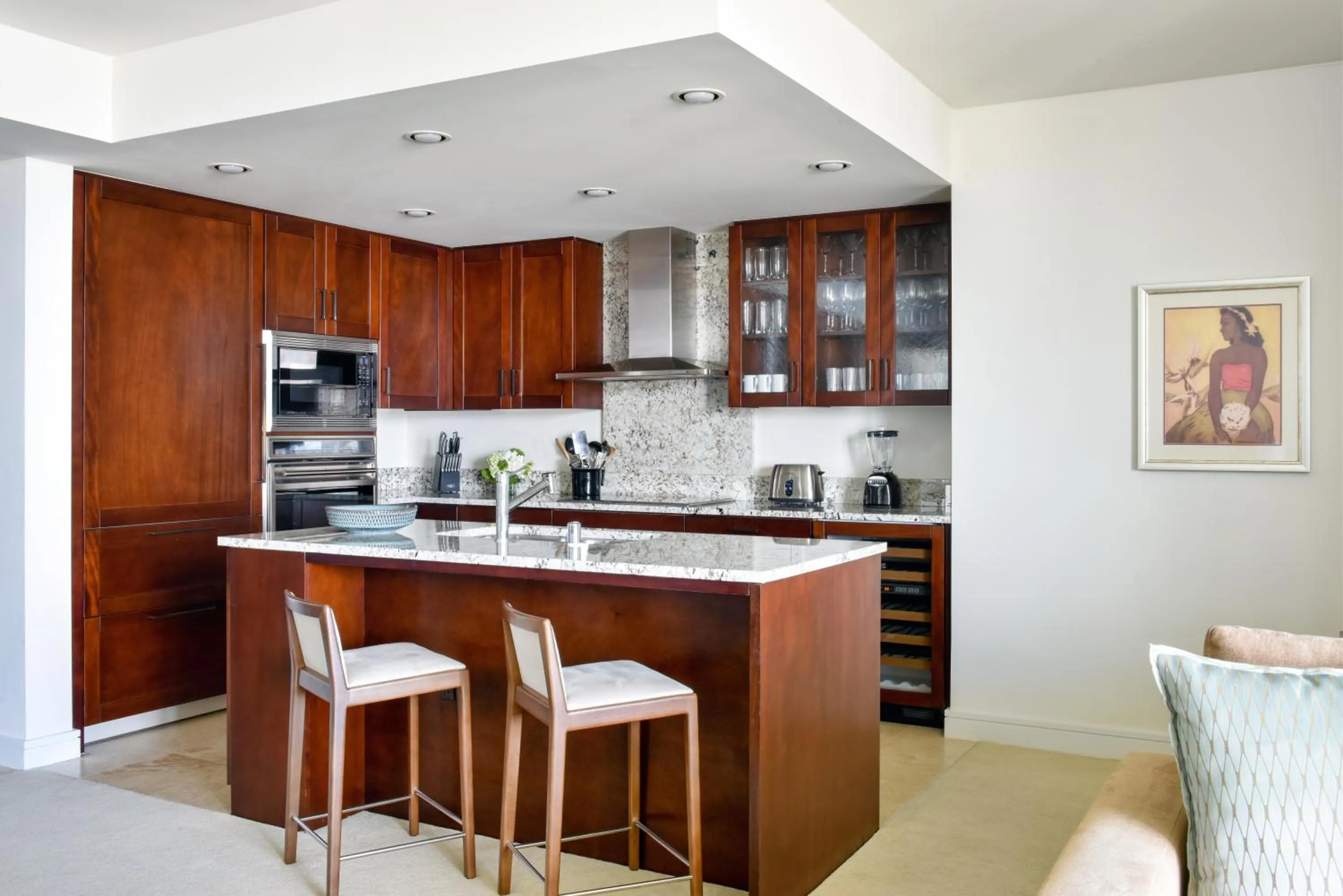 Kitchen or kitchenette in Trump International Hotel Waikiki