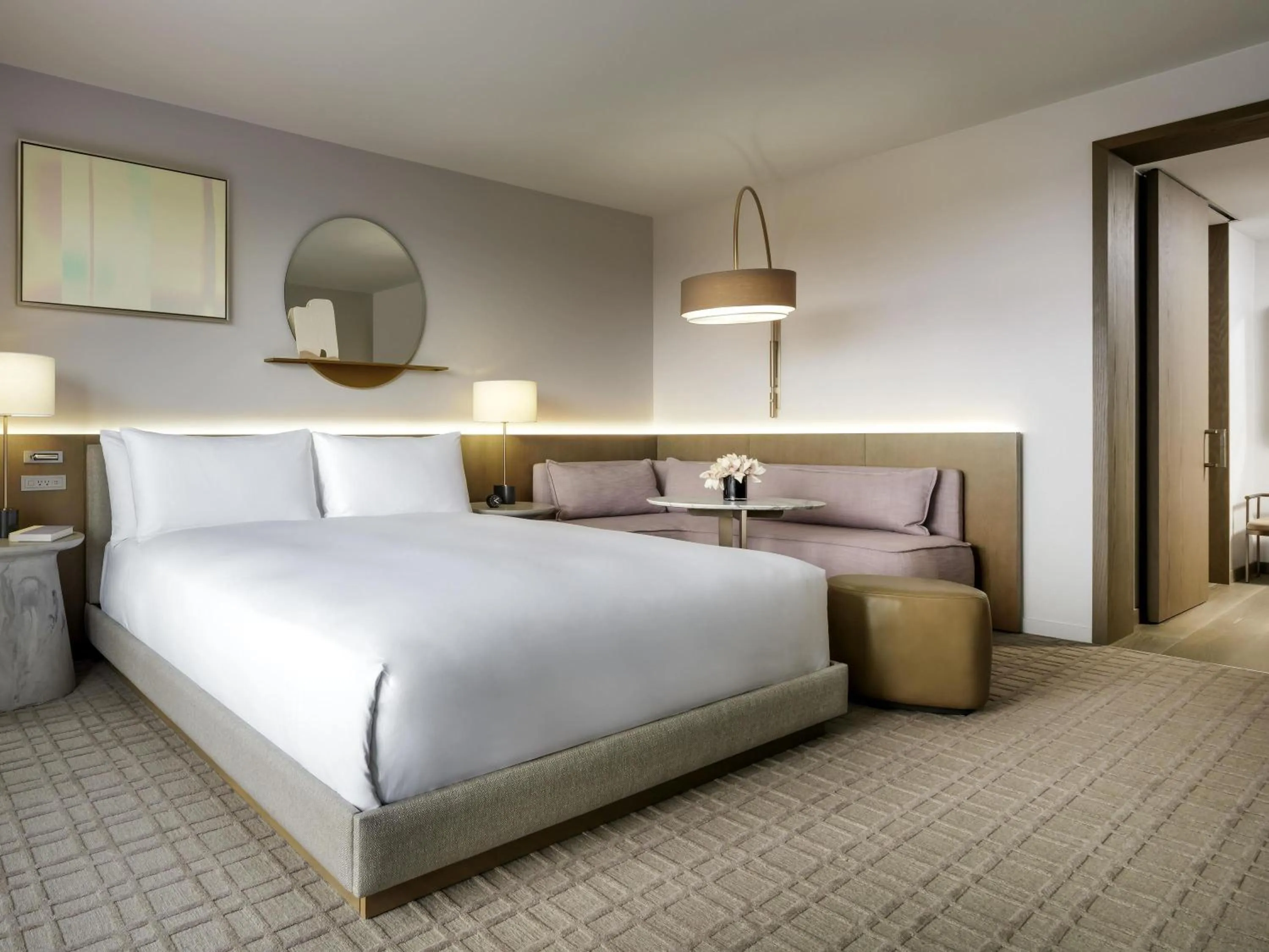 Bedroom, Bed in Fairmont Century Plaza Los Angeles at Beverly Hills