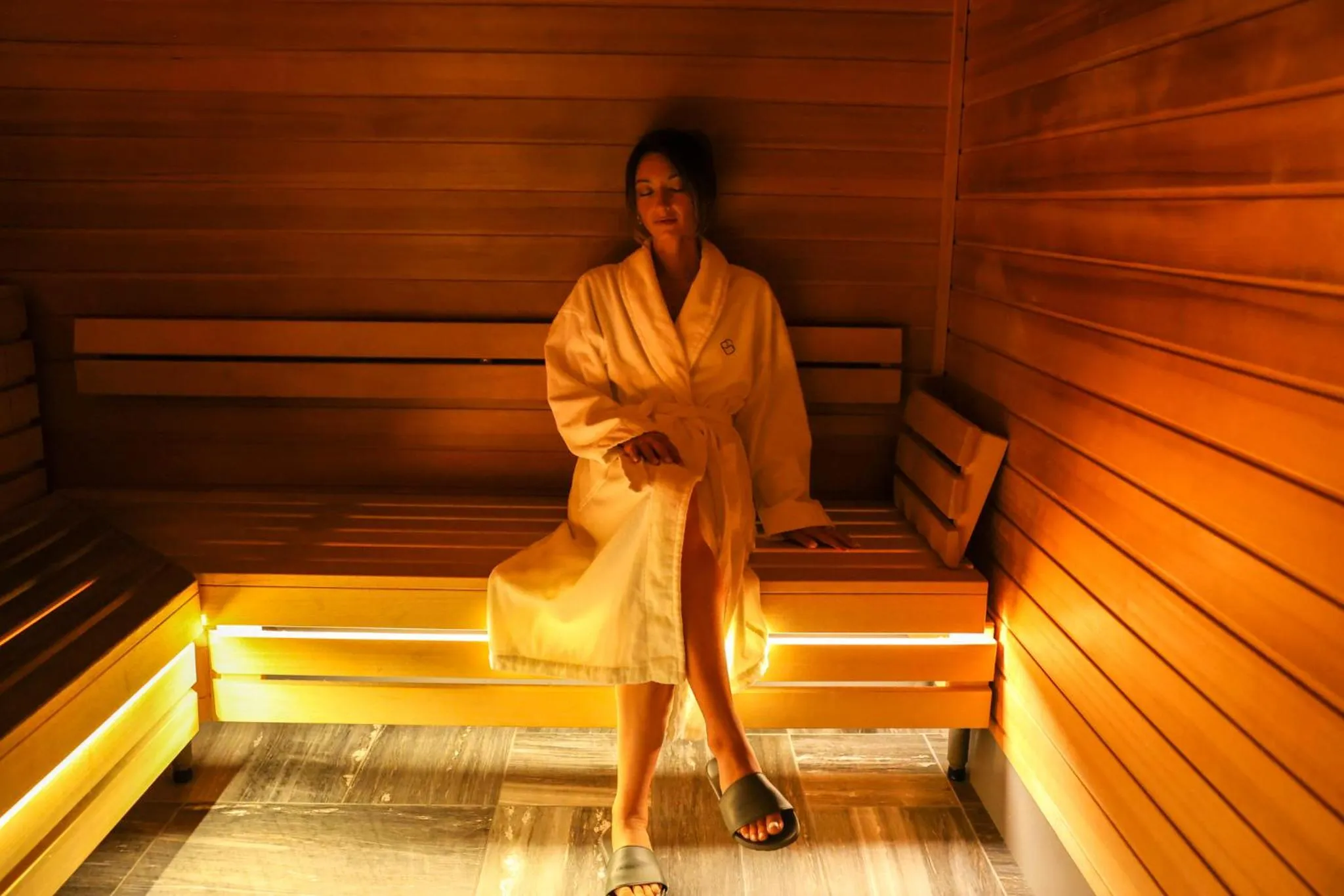 Sauna in Fairmont Century Plaza Los Angeles at Beverly Hills