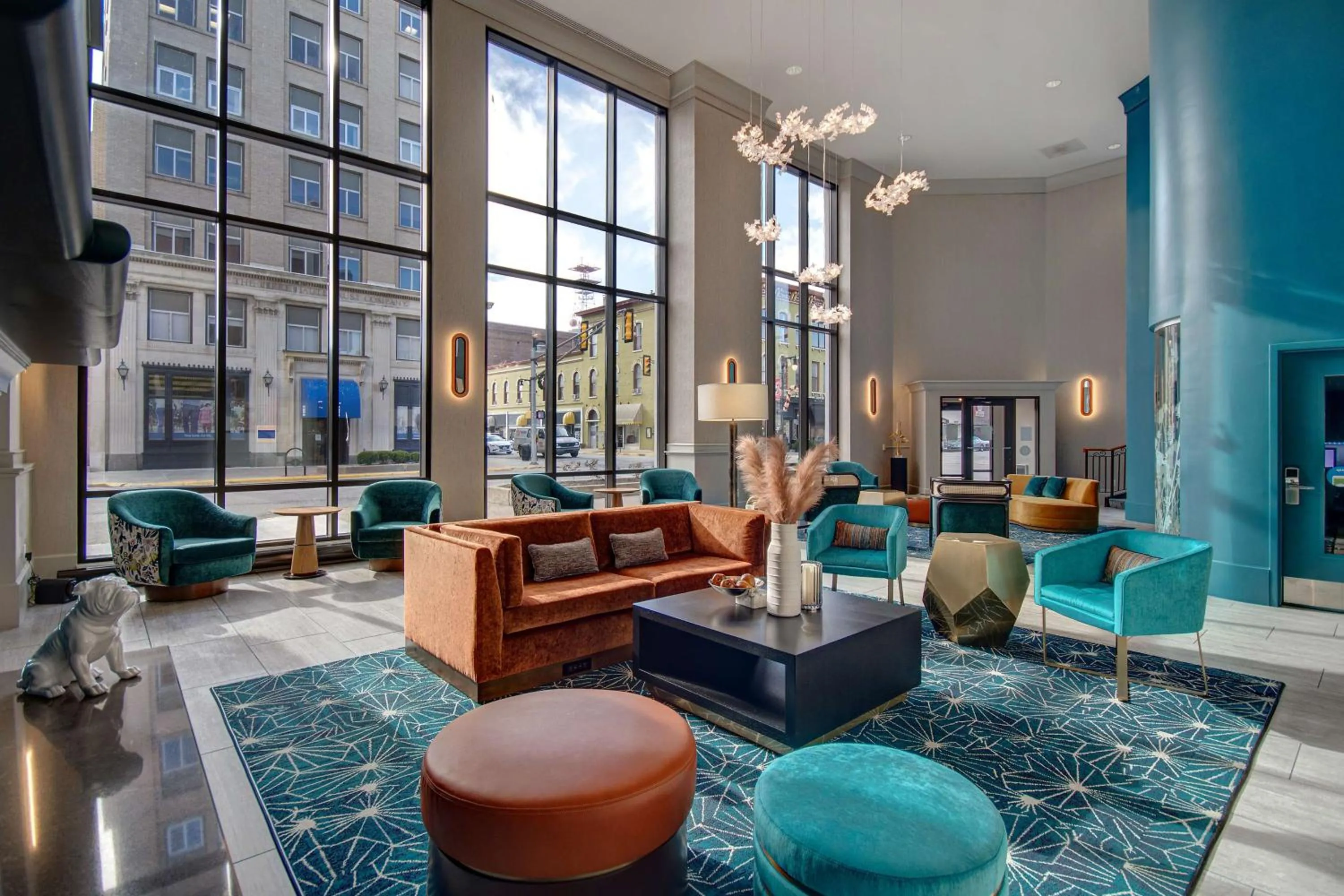 Lobby or reception in Hilton Garden Inn Terre Haute