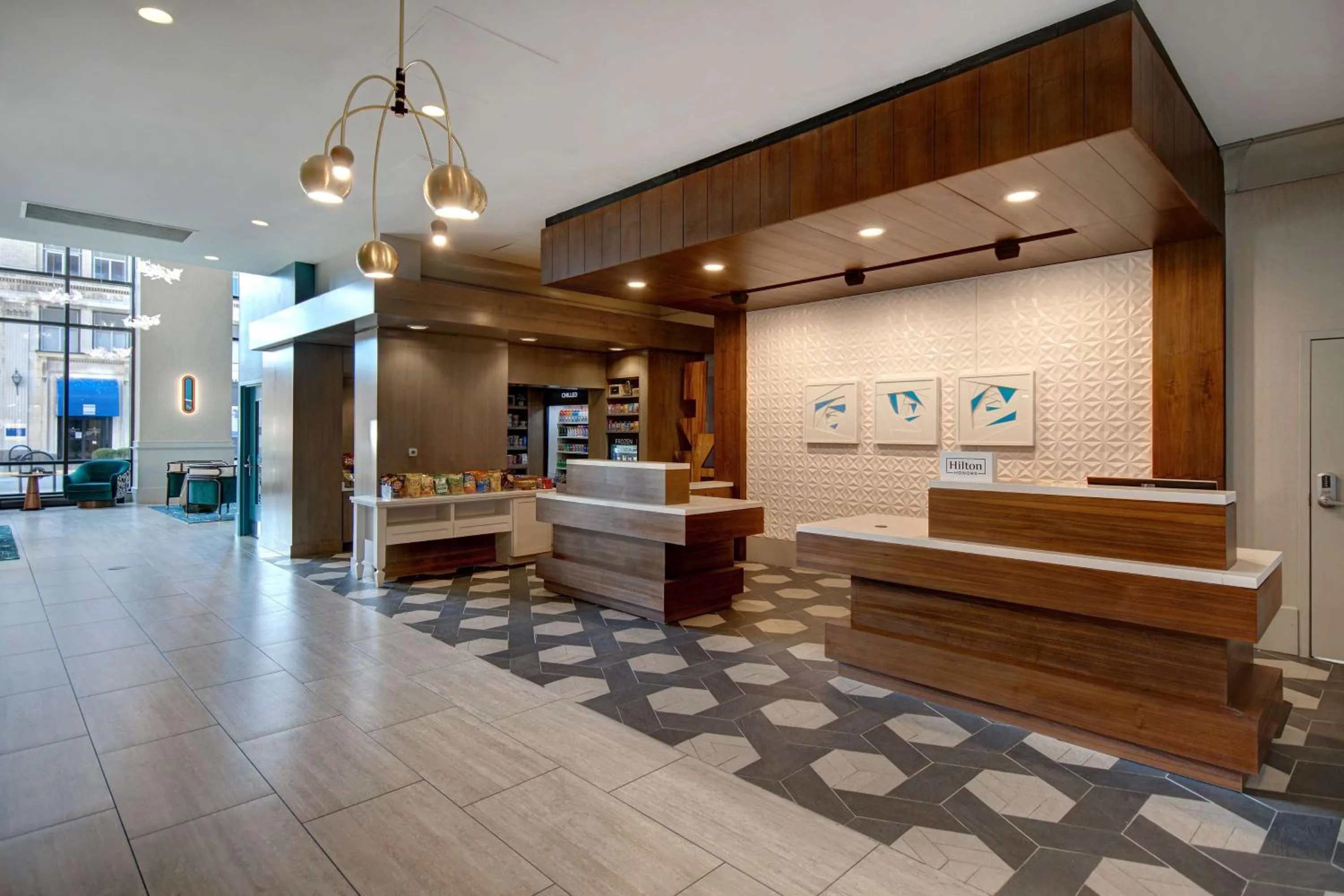 Lobby or reception in Hilton Garden Inn Terre Haute