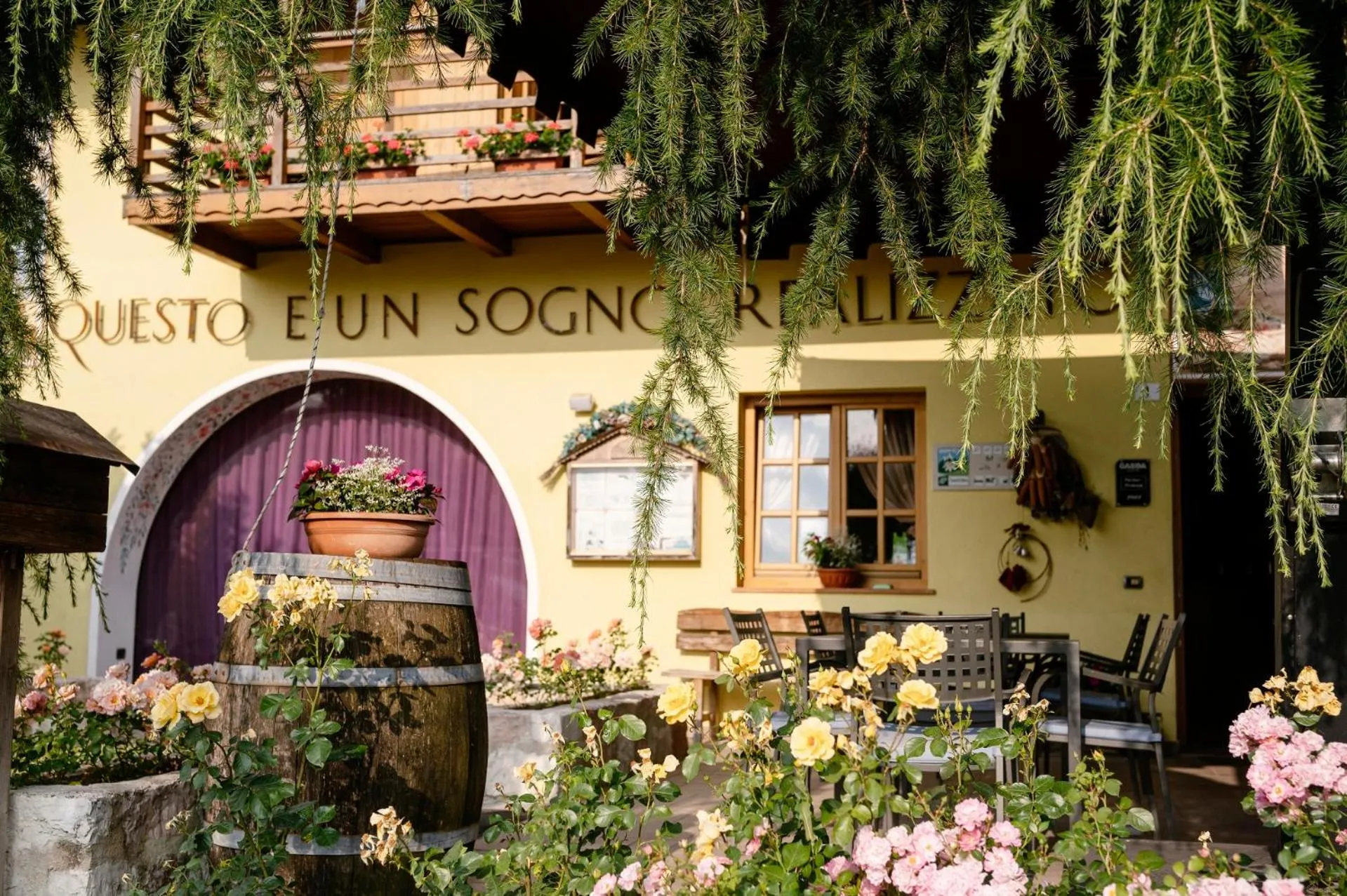 Property building in Agritur Maso alle Rose B&B e Restaurant