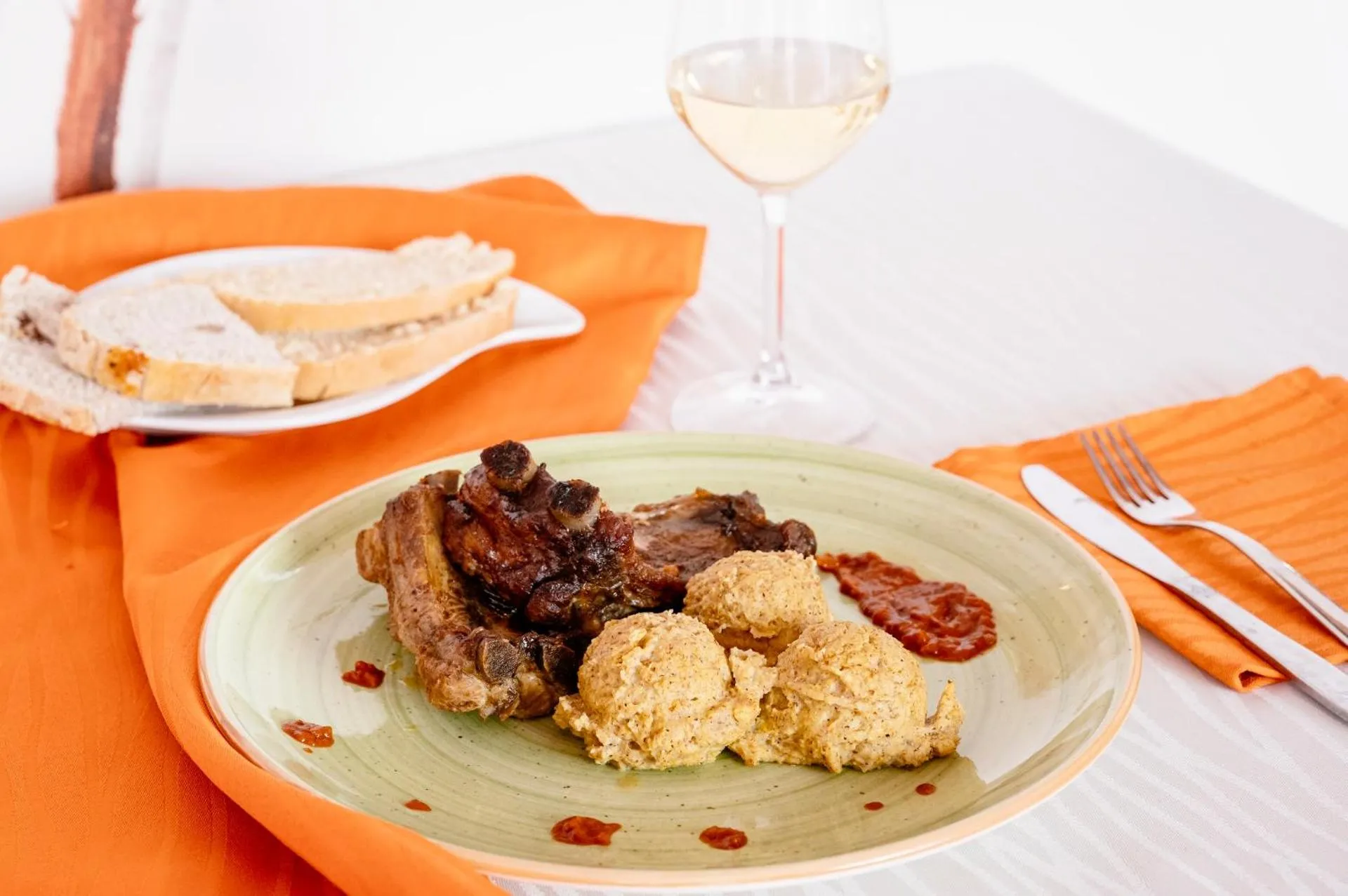 Food and drinks in Agritur Maso alle Rose B&B e Restaurant