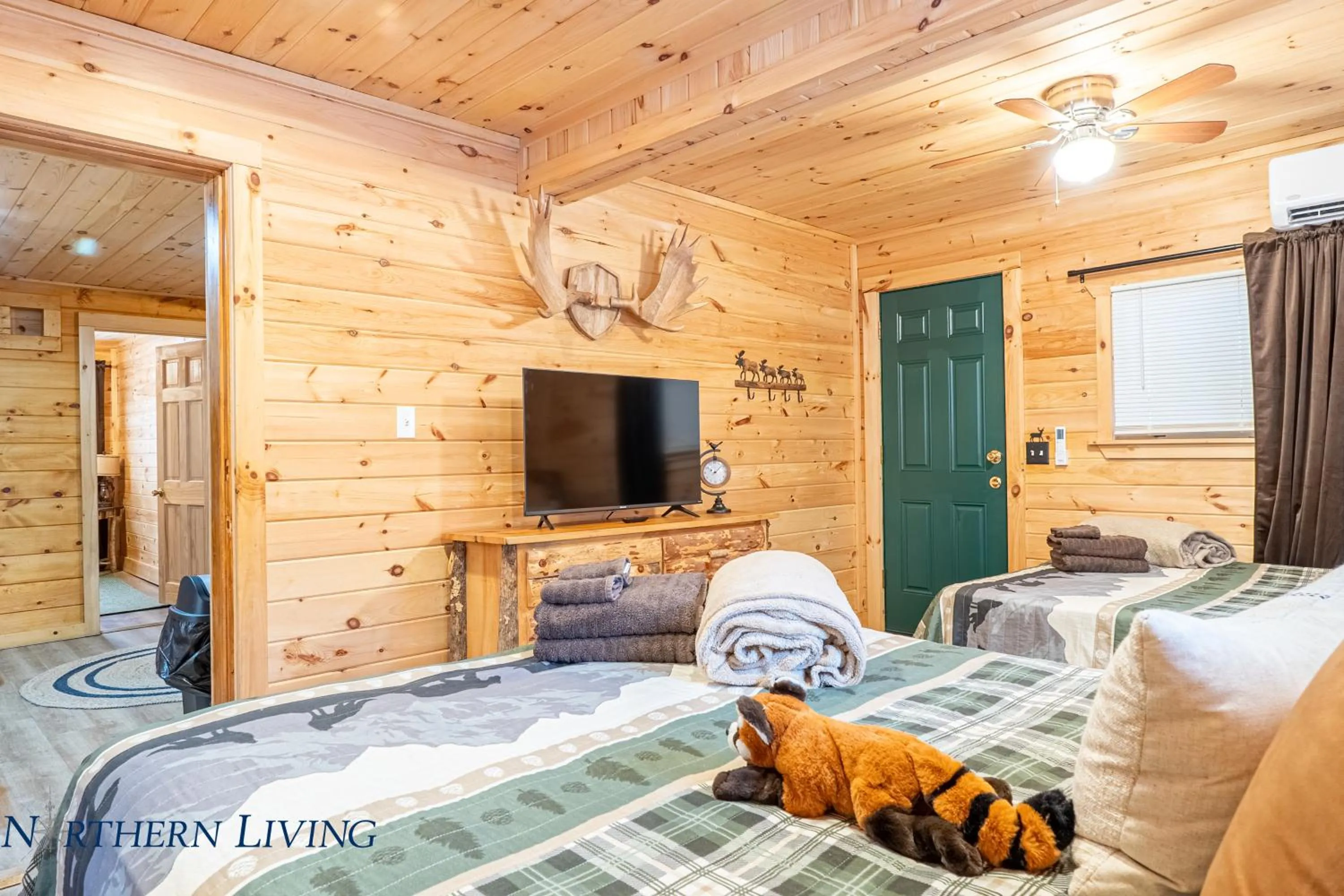 Bed in English Brook Cottages