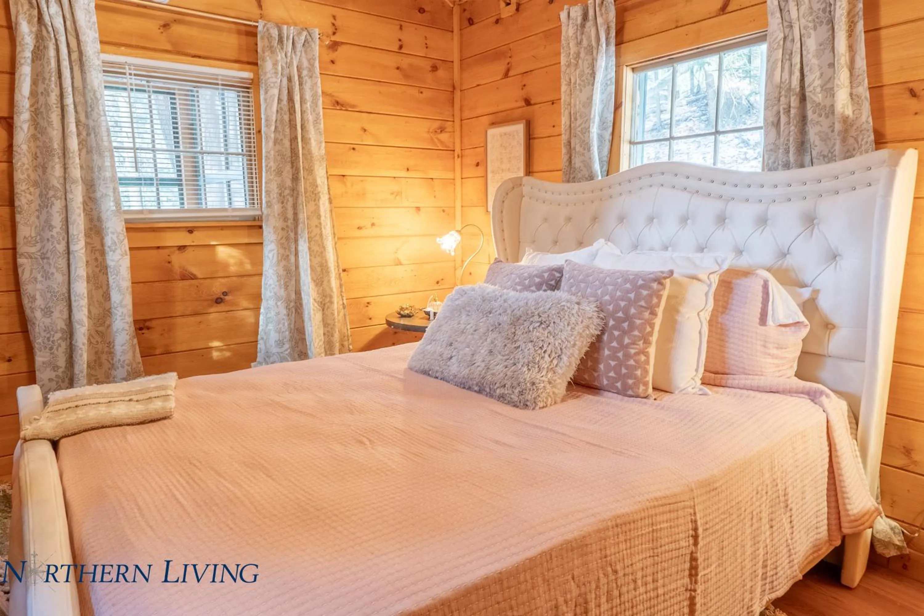 Bed in English Brook Cottages