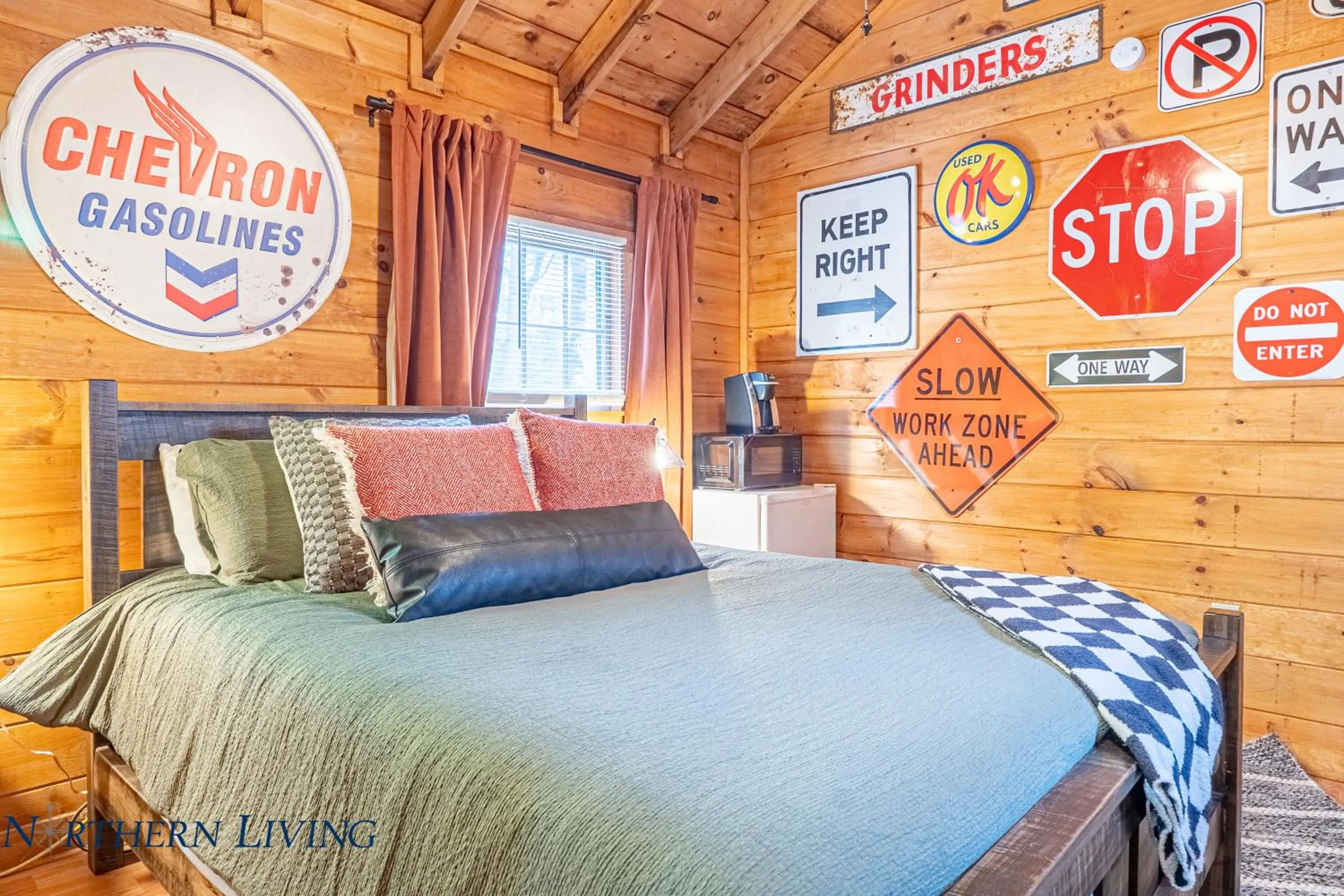 Bed in English Brook Cottages