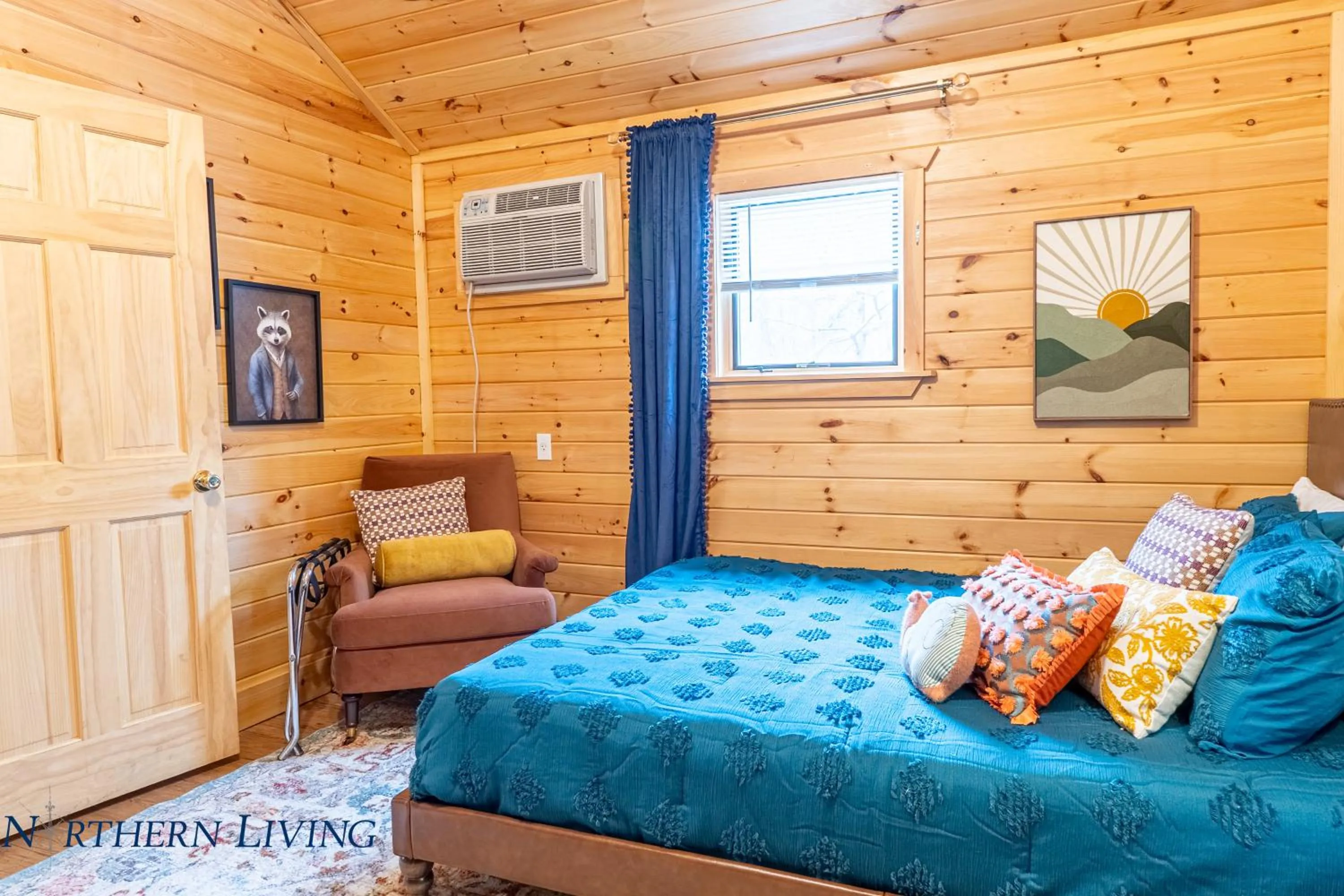 Bed in English Brook Cottages