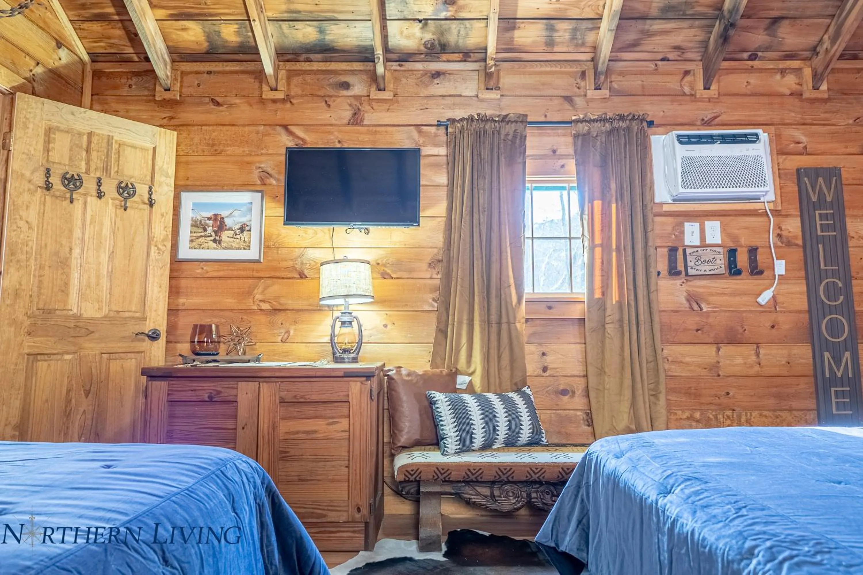 Bed in English Brook Cottages