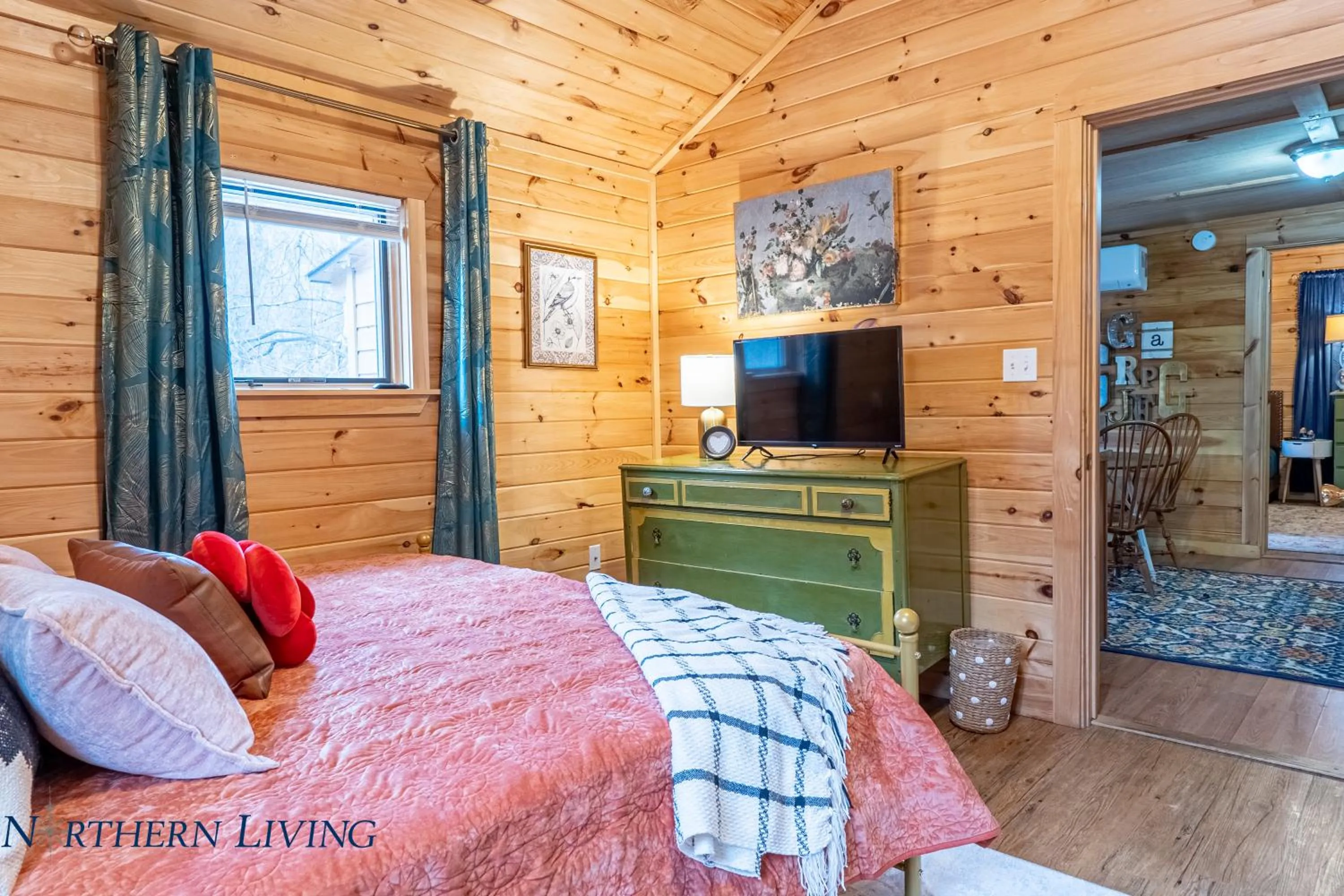 Bed in English Brook Cottages