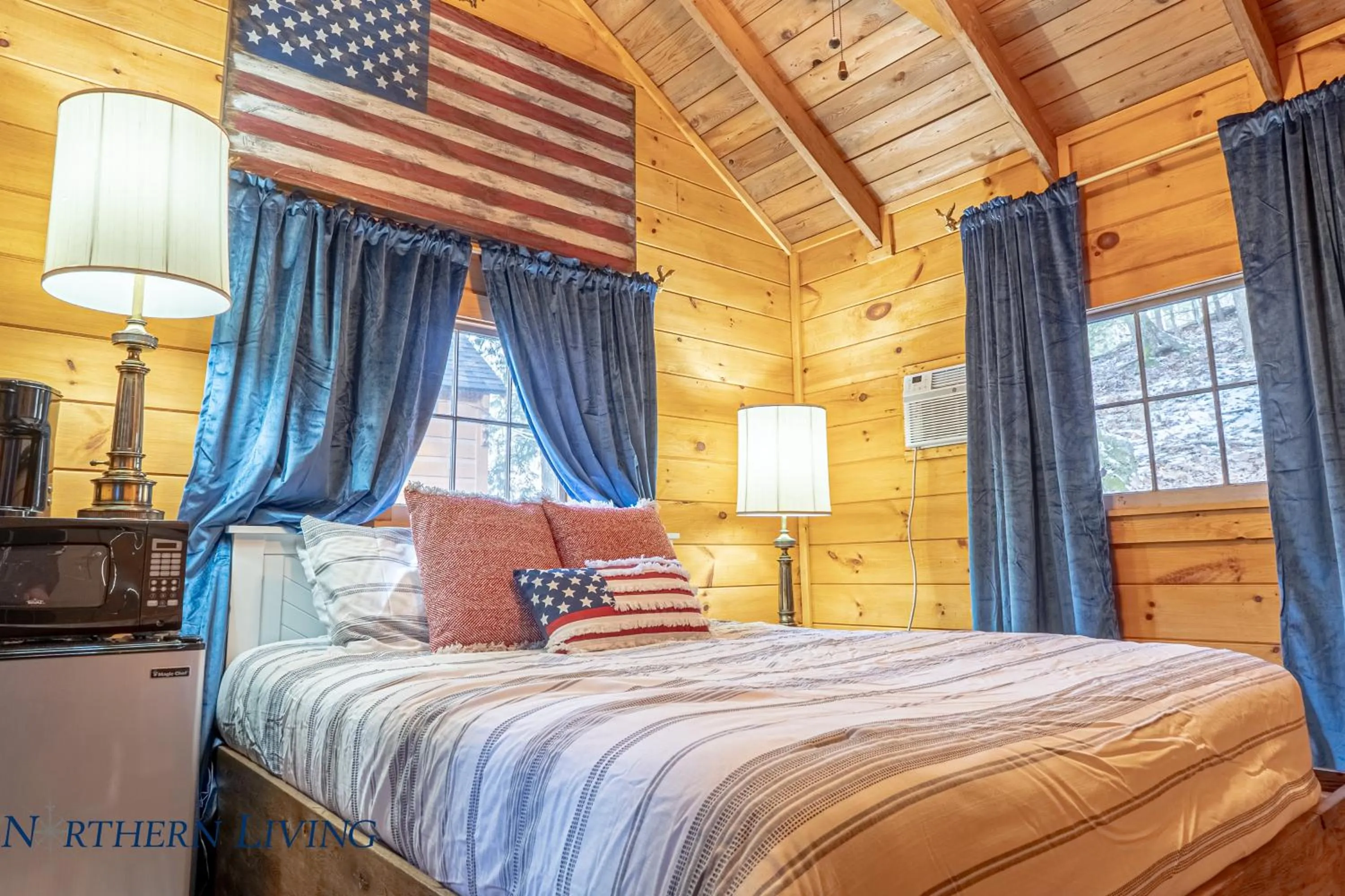Bed in English Brook Cottages