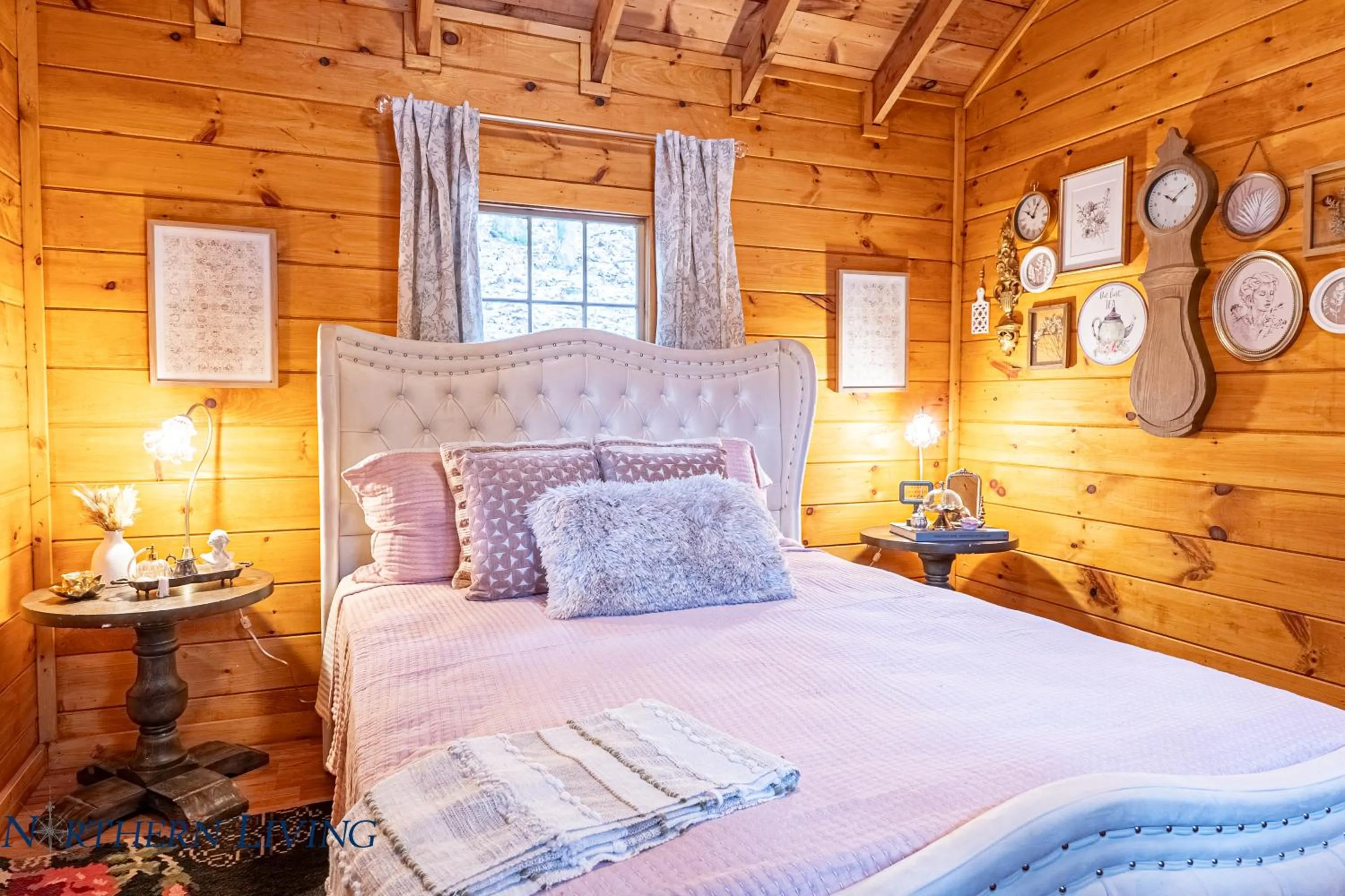 Bed in English Brook Cottages