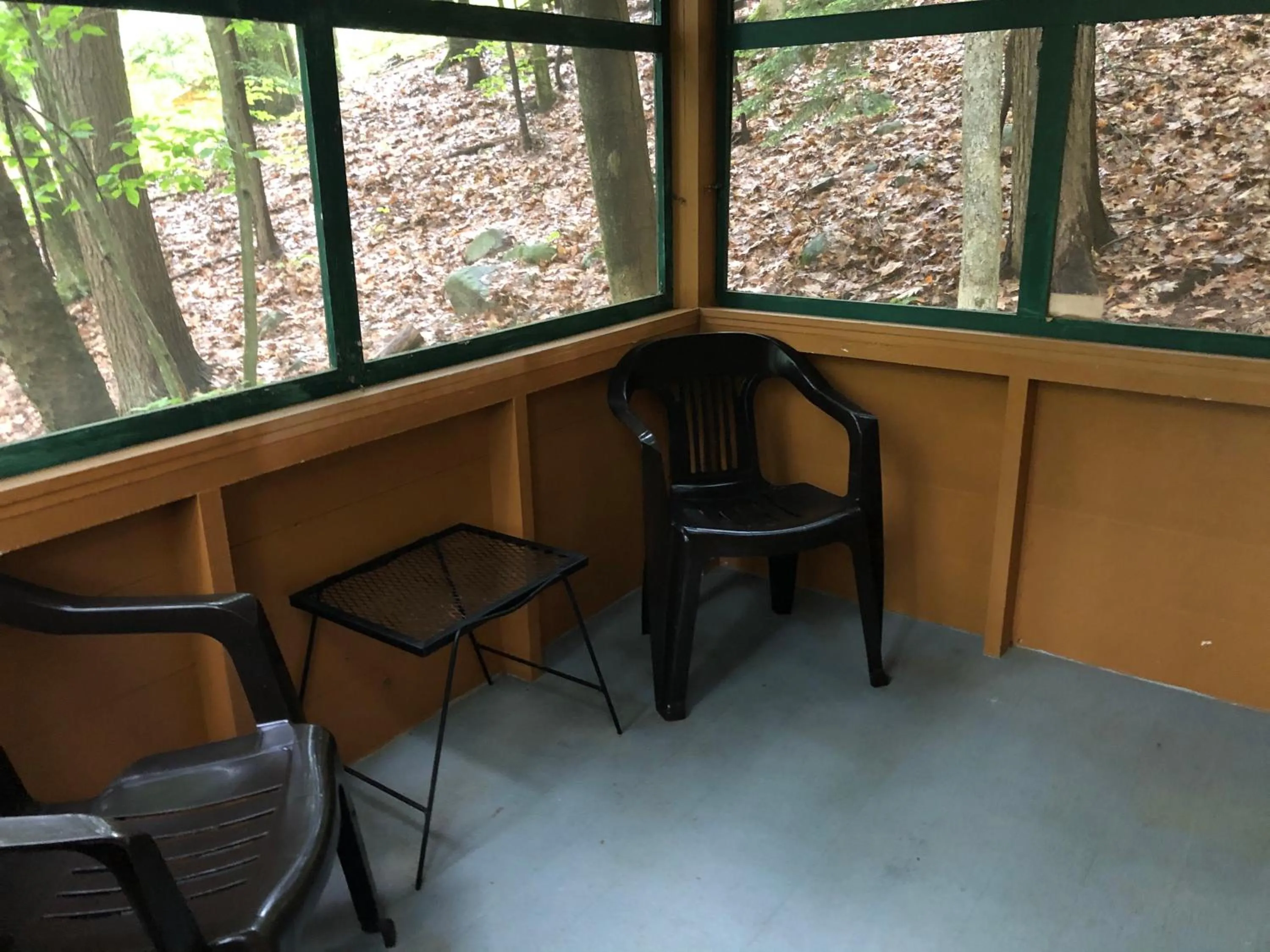Seating area in English Brook Cottages