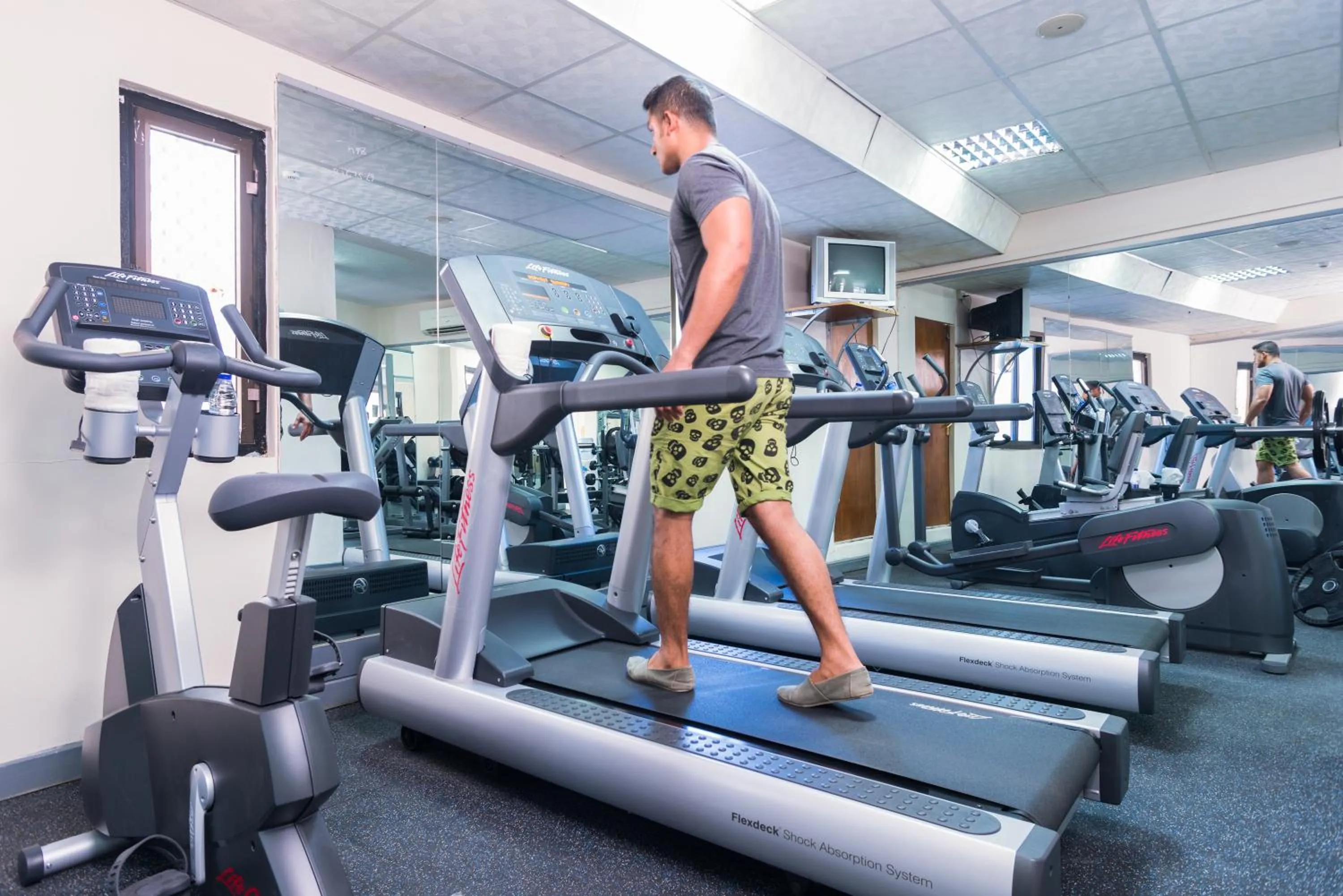Fitness centre/facilities in Al Wadi Hotel