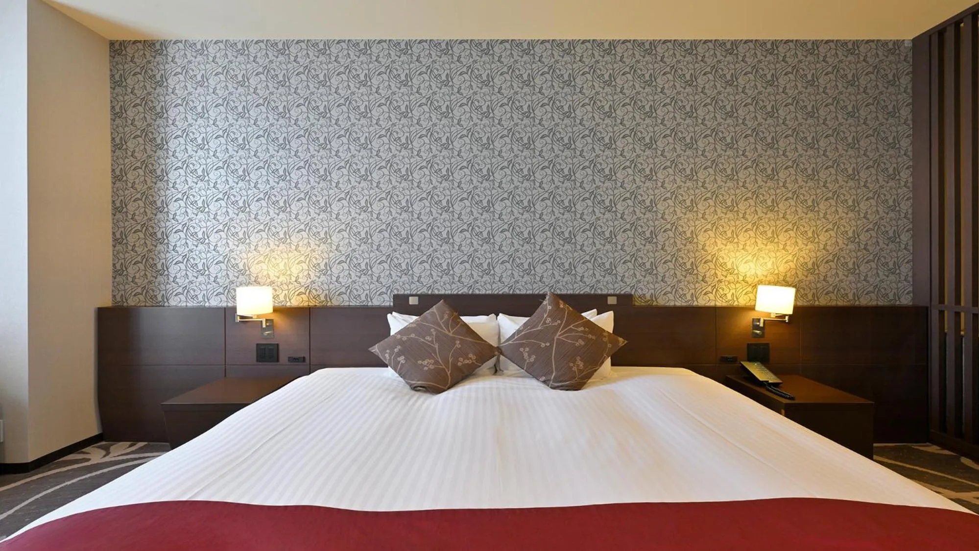 Photo of the whole room, Bed in Quintessa Hotel Osaka Bay