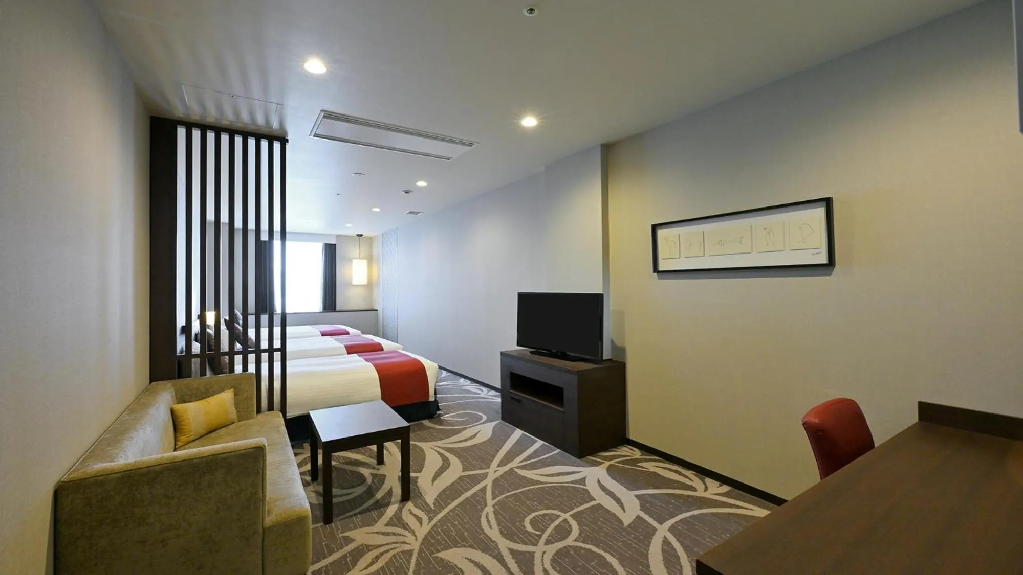 Photo of the whole room, Bed in Quintessa Hotel Osaka Bay