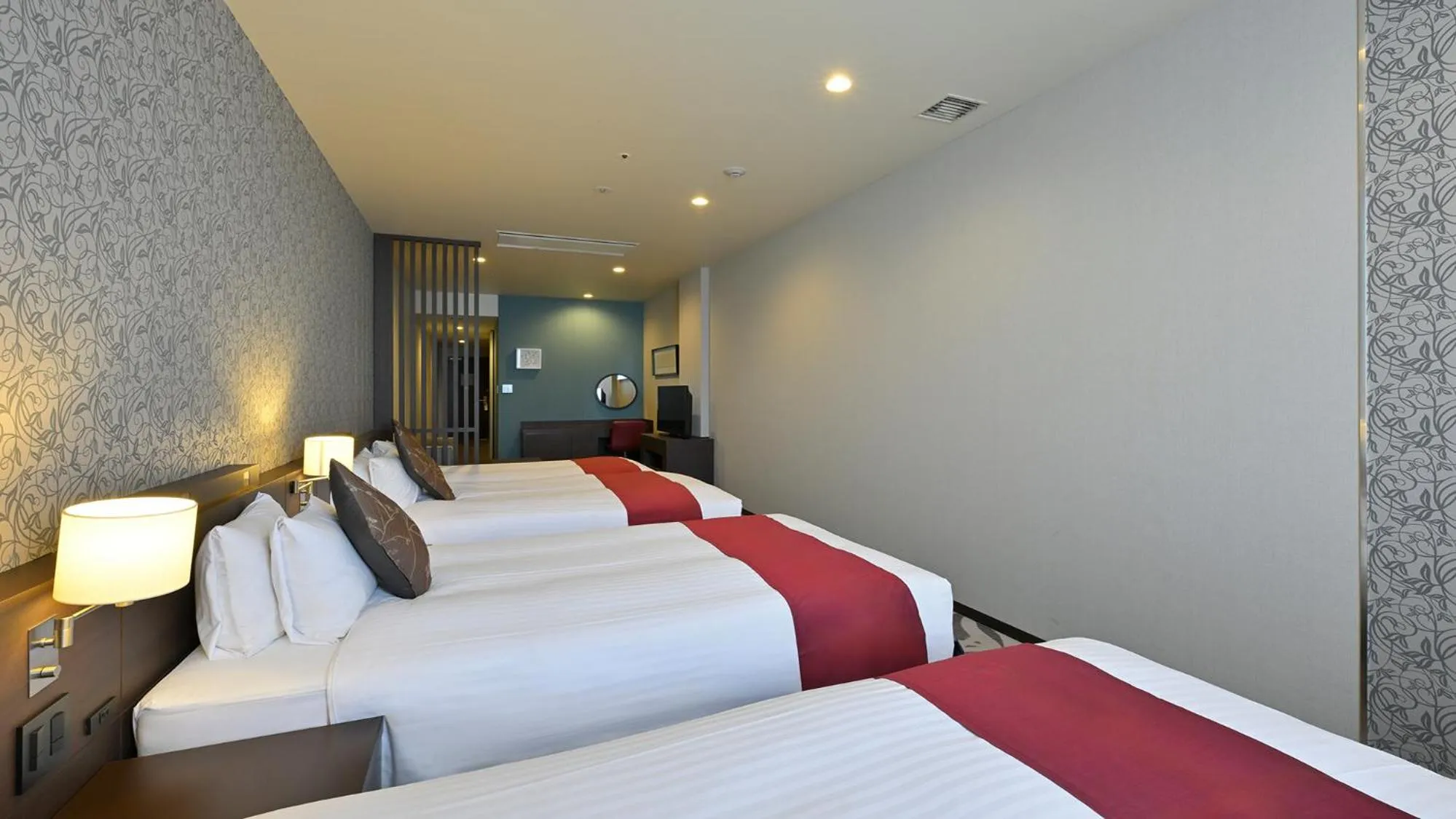 Photo of the whole room, Bed in Quintessa Hotel Osaka Bay