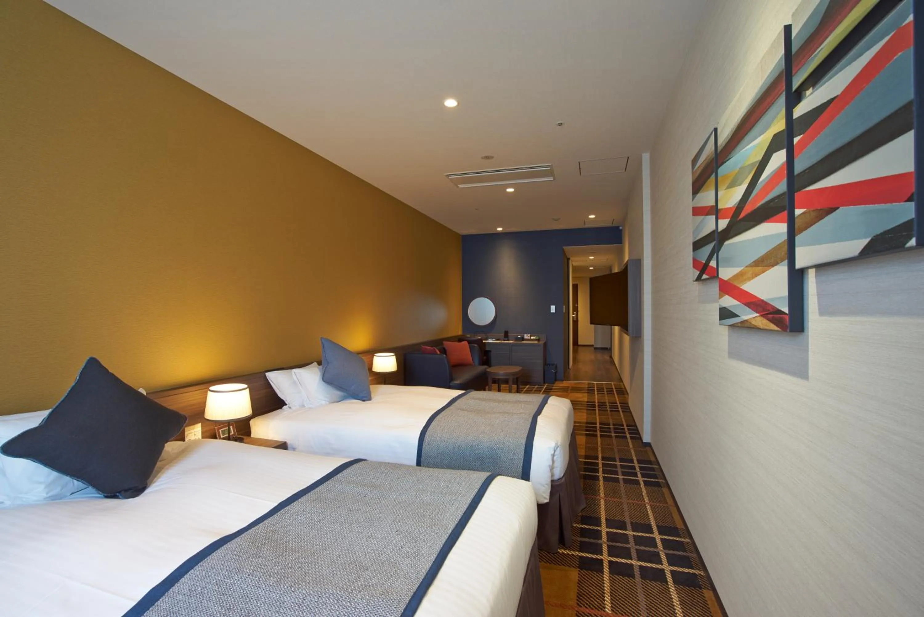 Photo of the whole room, Bed in Hotel La Raison Osaka