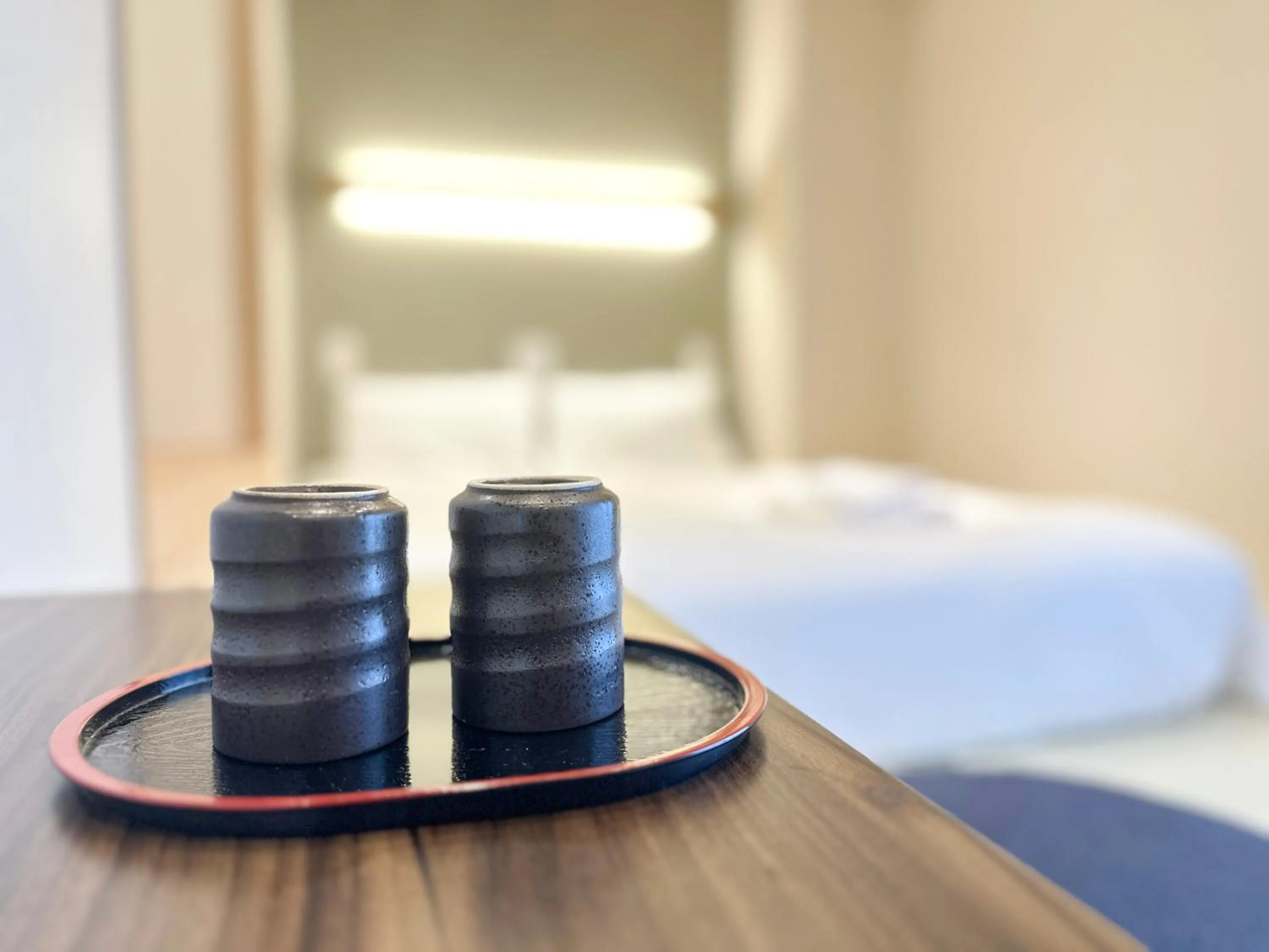 Bed in Osaka Ebisu Hotel