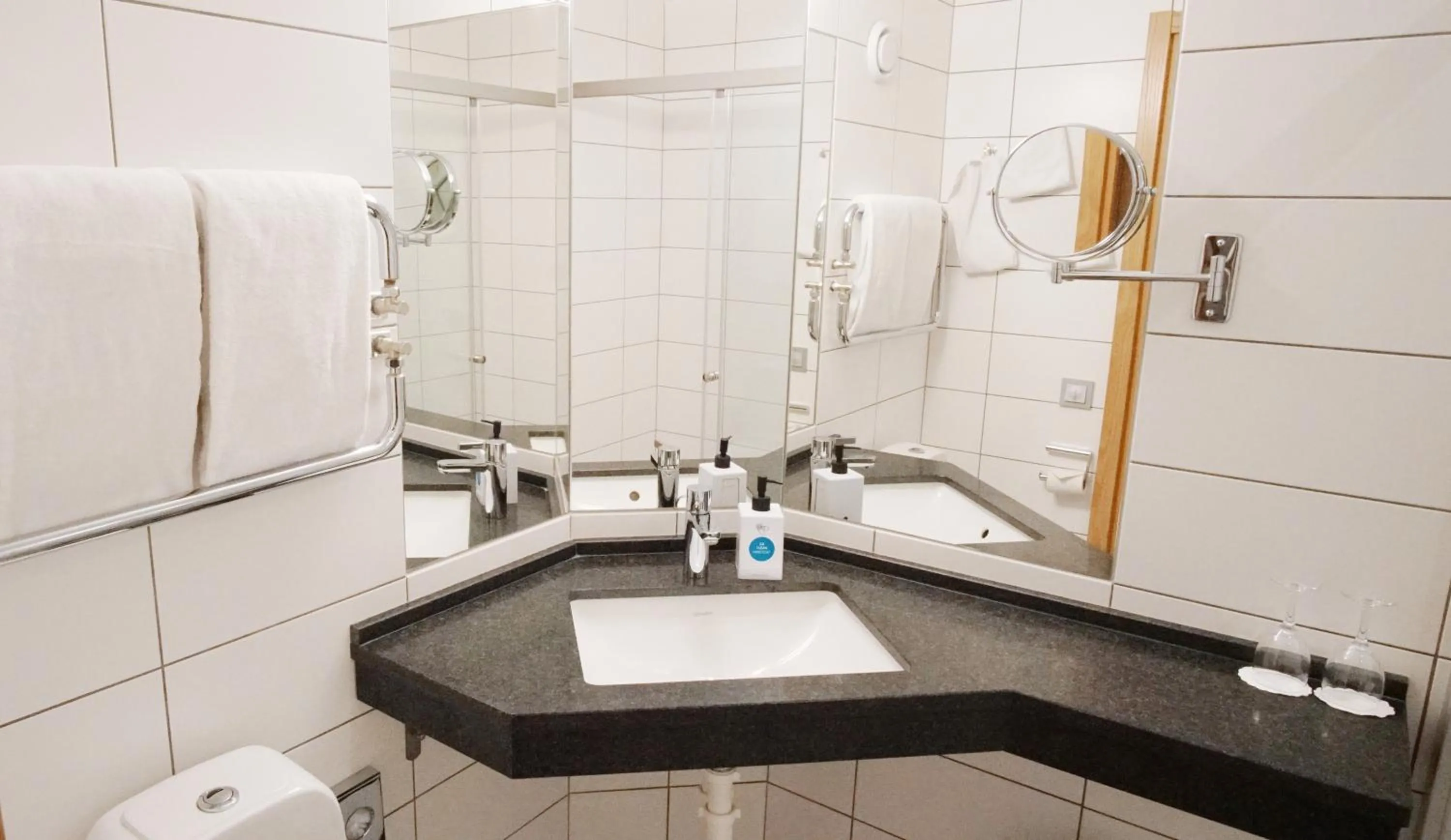 Toilet in Quality Hotel Grand, Borås