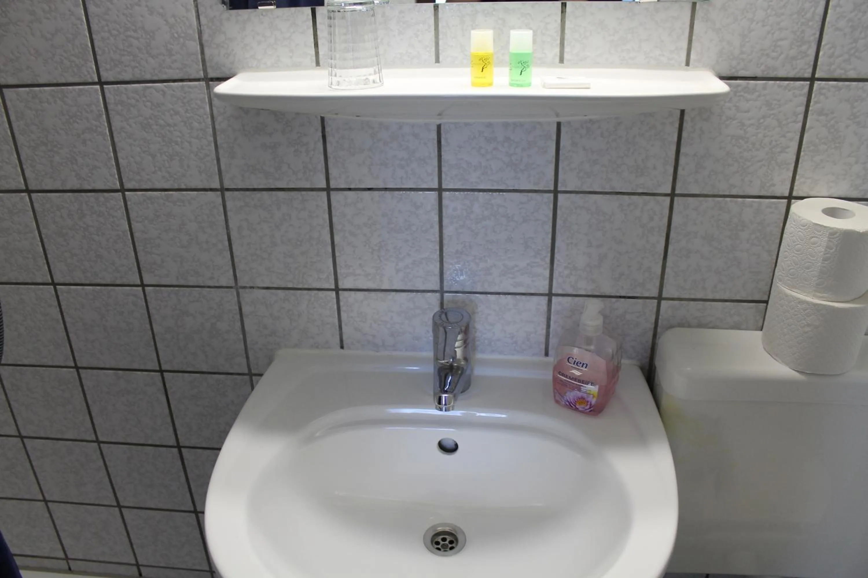 Bathroom in Pension Central Nuernberg-Fuerth