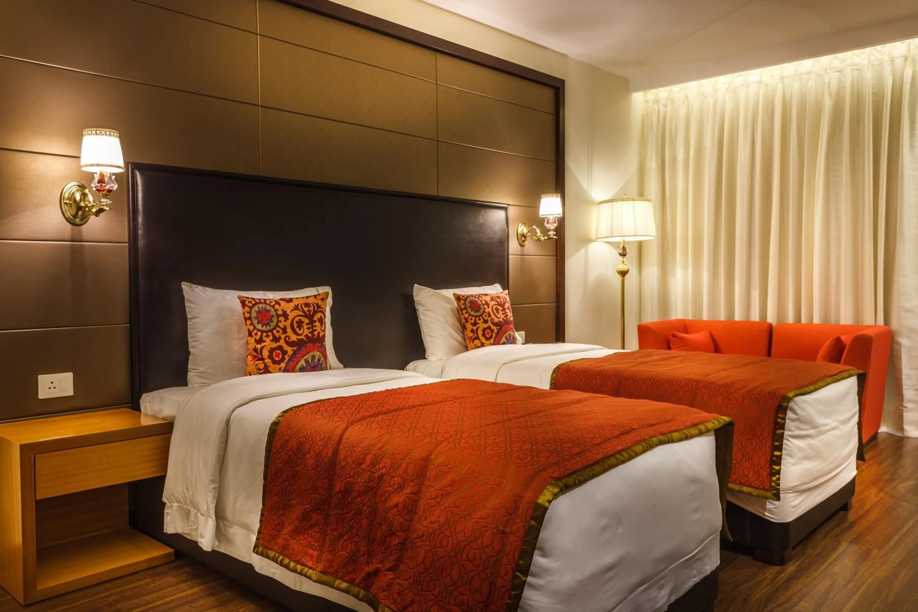 Bed in Samanvay Boutique Hotel