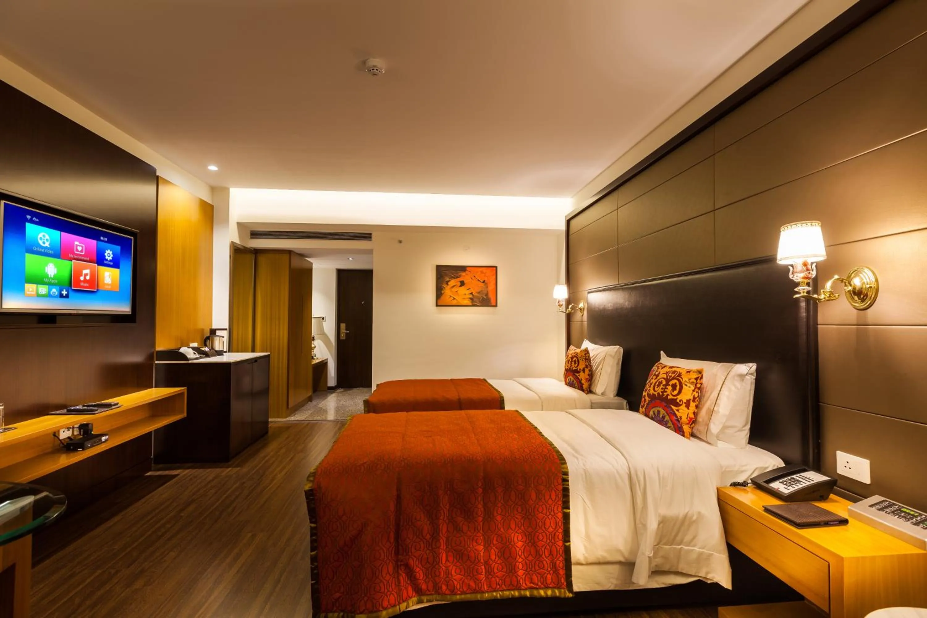 Photo of the whole room, Bed in Samanvay Boutique Hotel