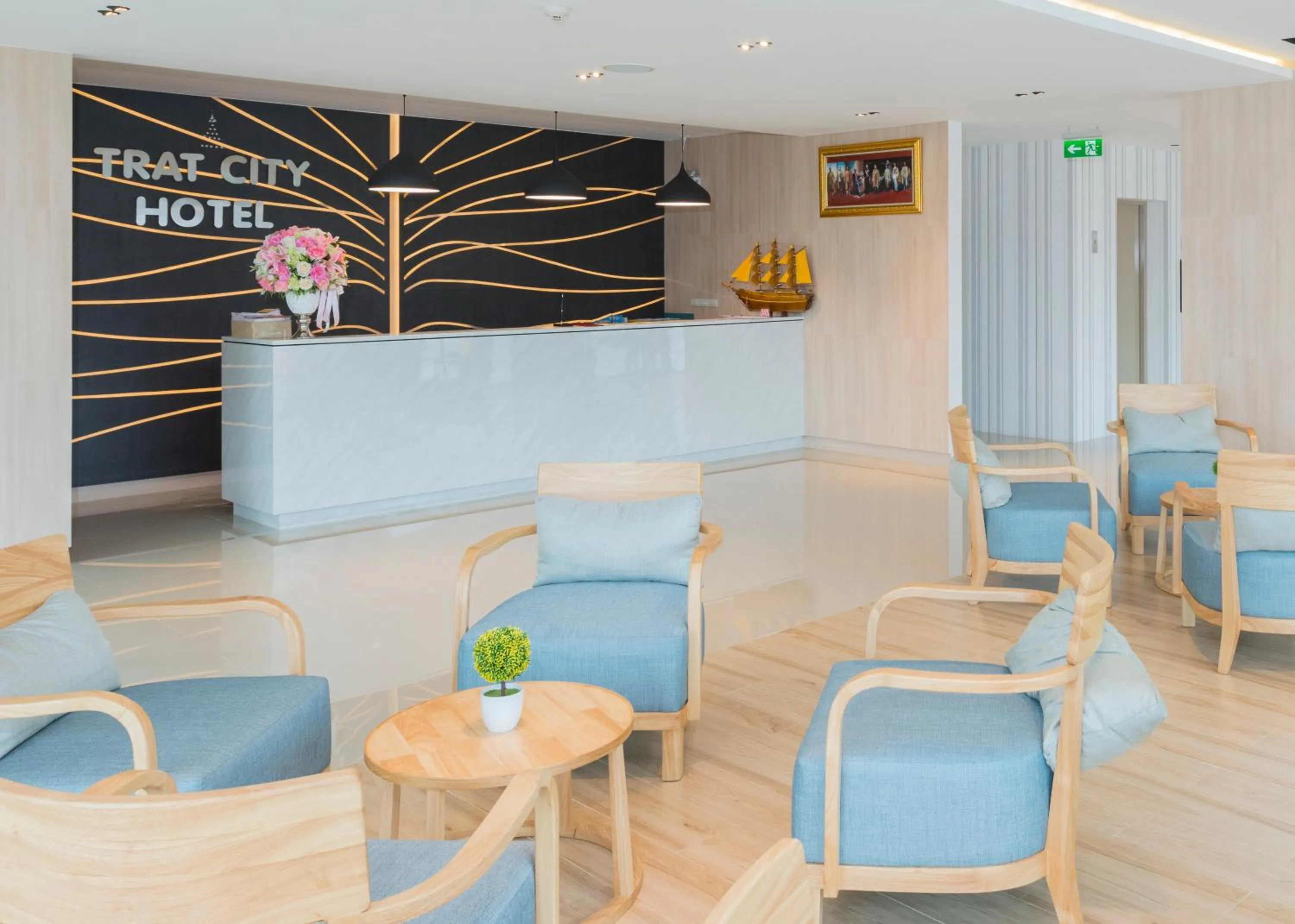 Lobby or reception in Trat City Hotel