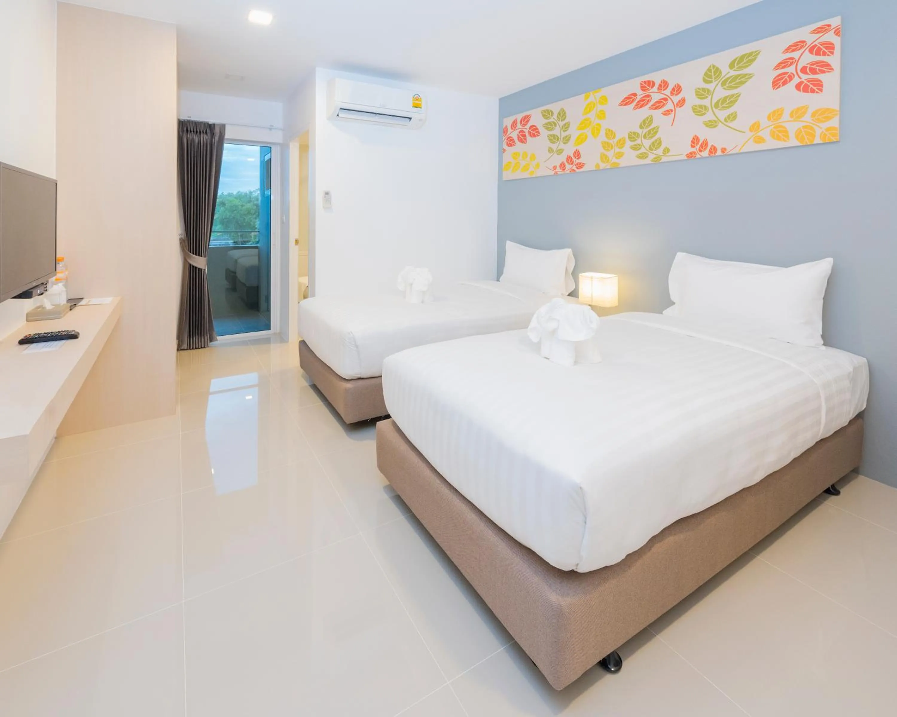 Bedroom in Trat City Hotel