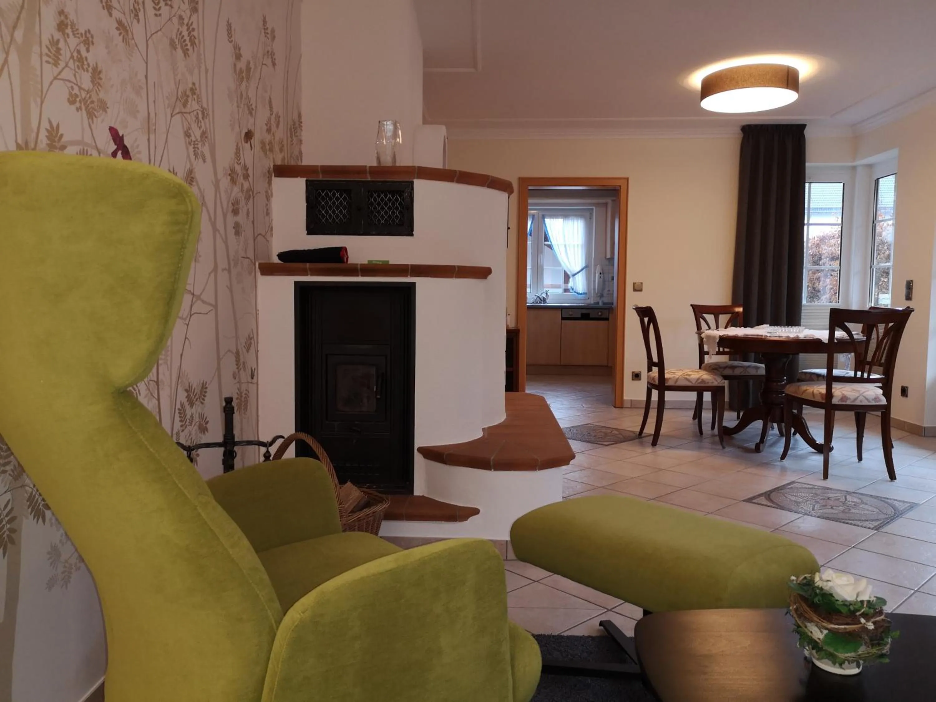 Living room in Landidyll Landhaus Liesetal