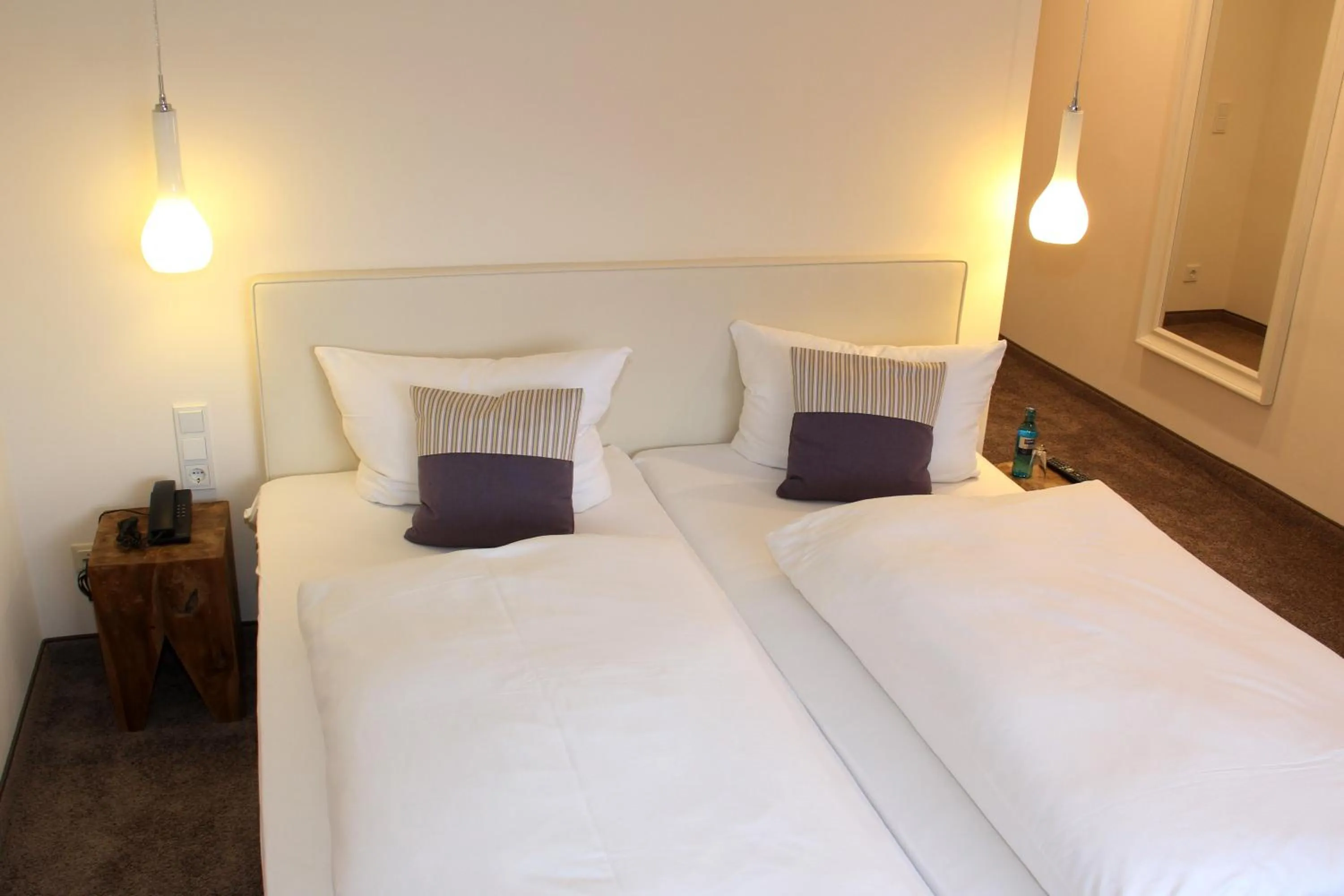 Bed in Landidyll Landhaus Liesetal