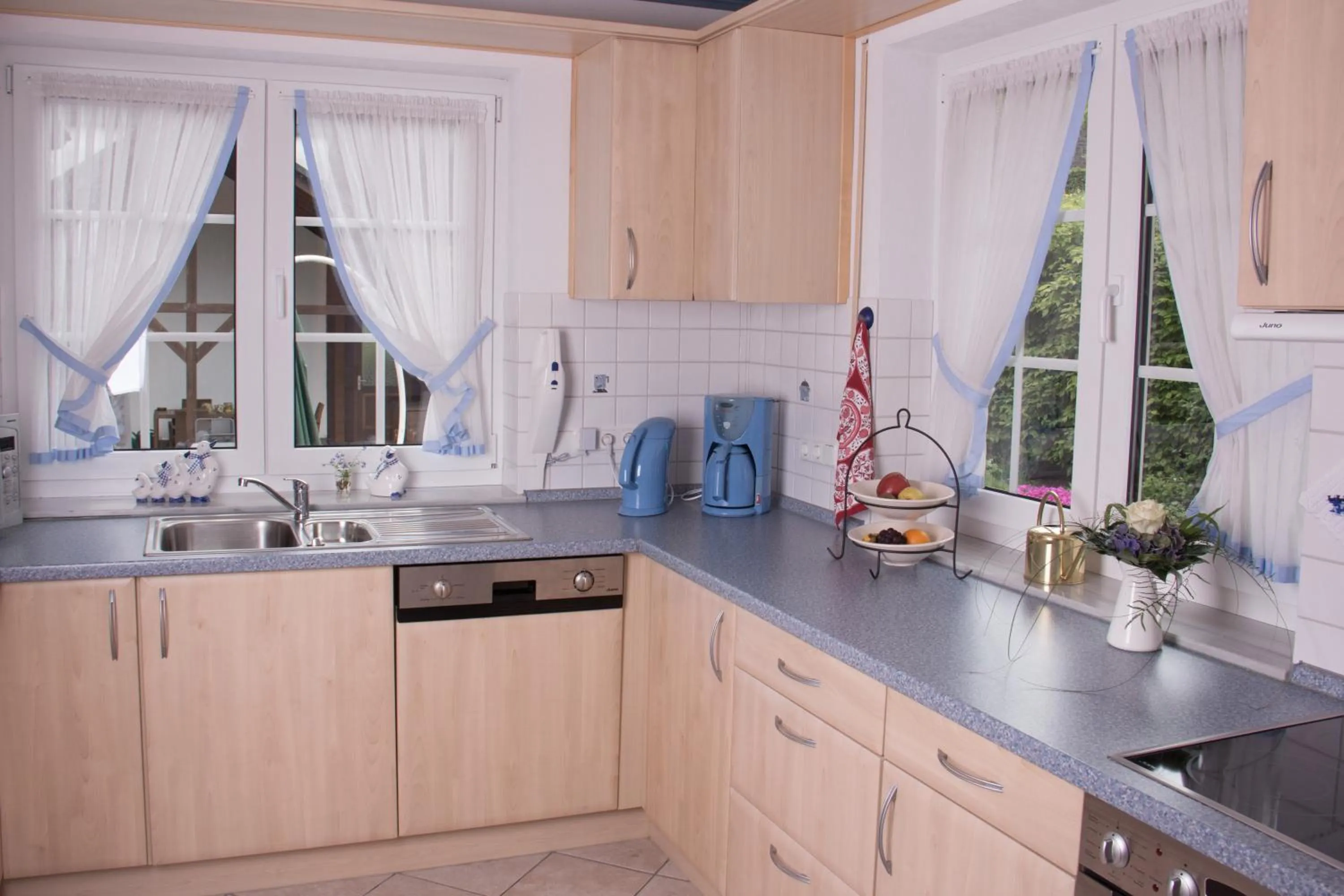 Kitchen or kitchenette in Landidyll Landhaus Liesetal