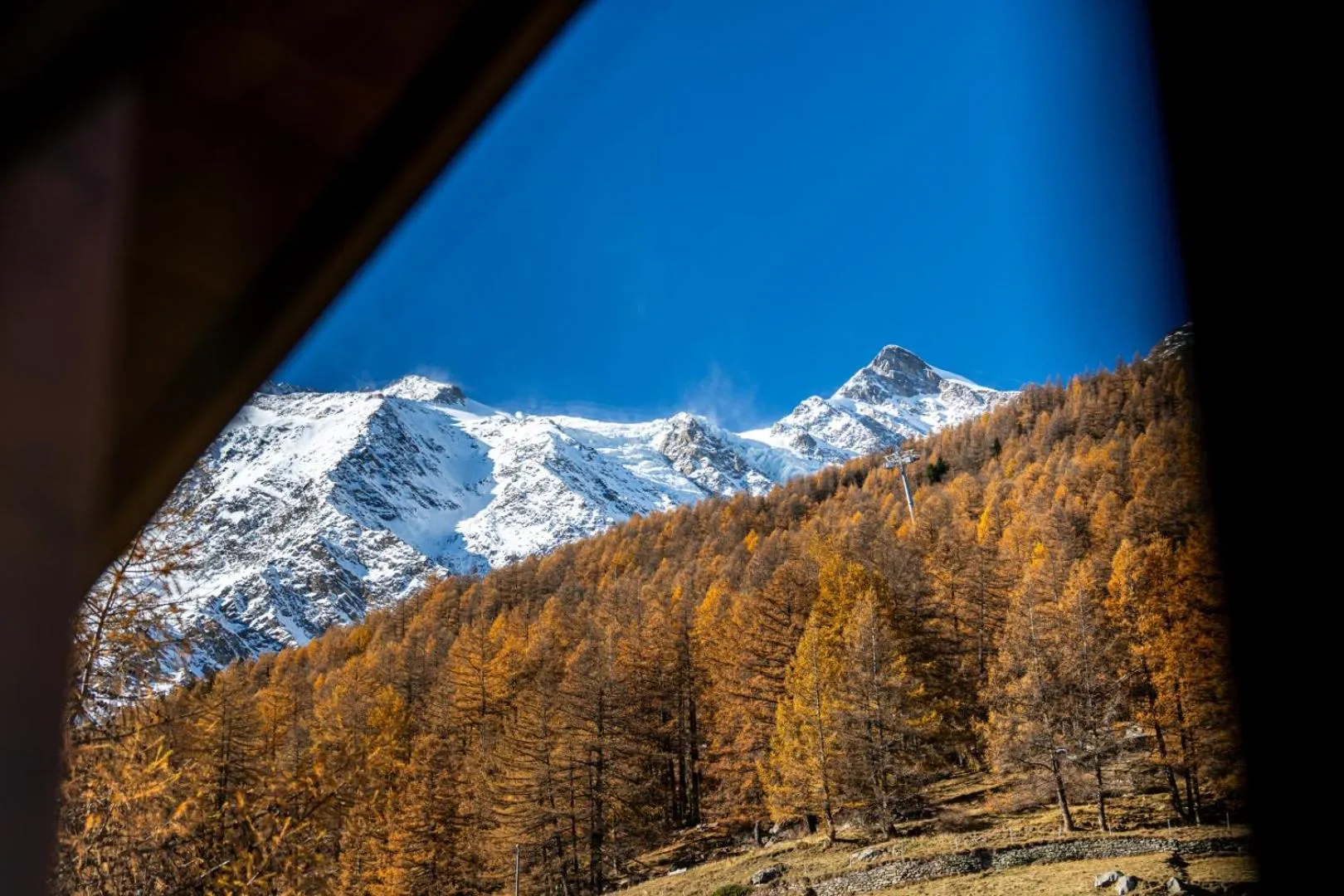 View (from property/room) in Hotel Allalin Saas-Fee