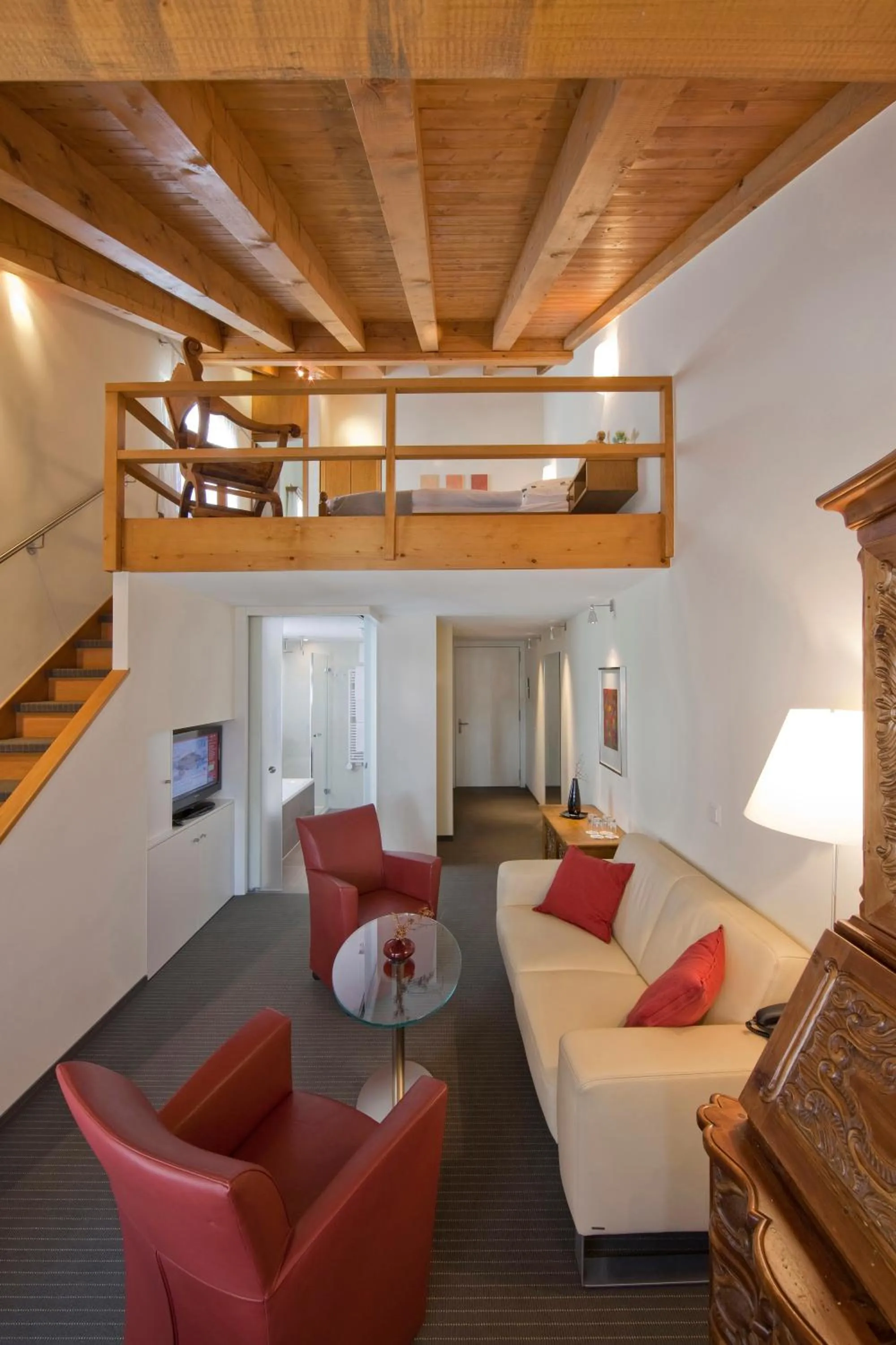 Living room in Hotel Allalin Saas-Fee