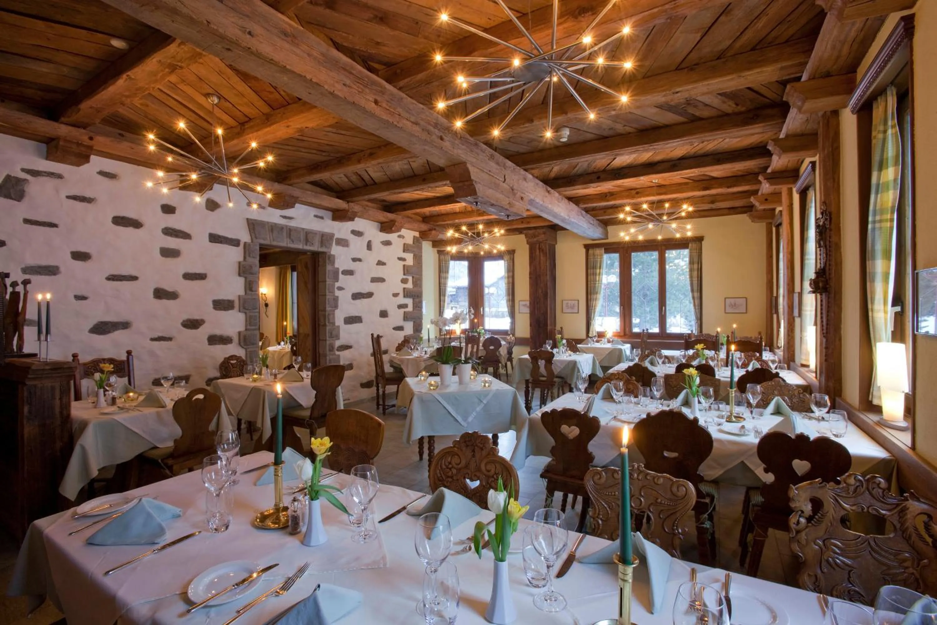 Restaurant/places to eat in Hotel Allalin Saas-Fee
