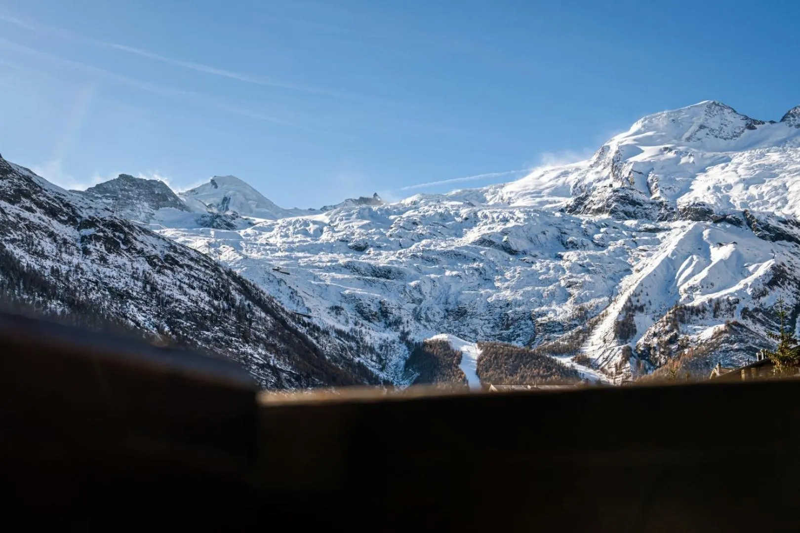 View (from property/room) in Hotel Allalin Saas-Fee