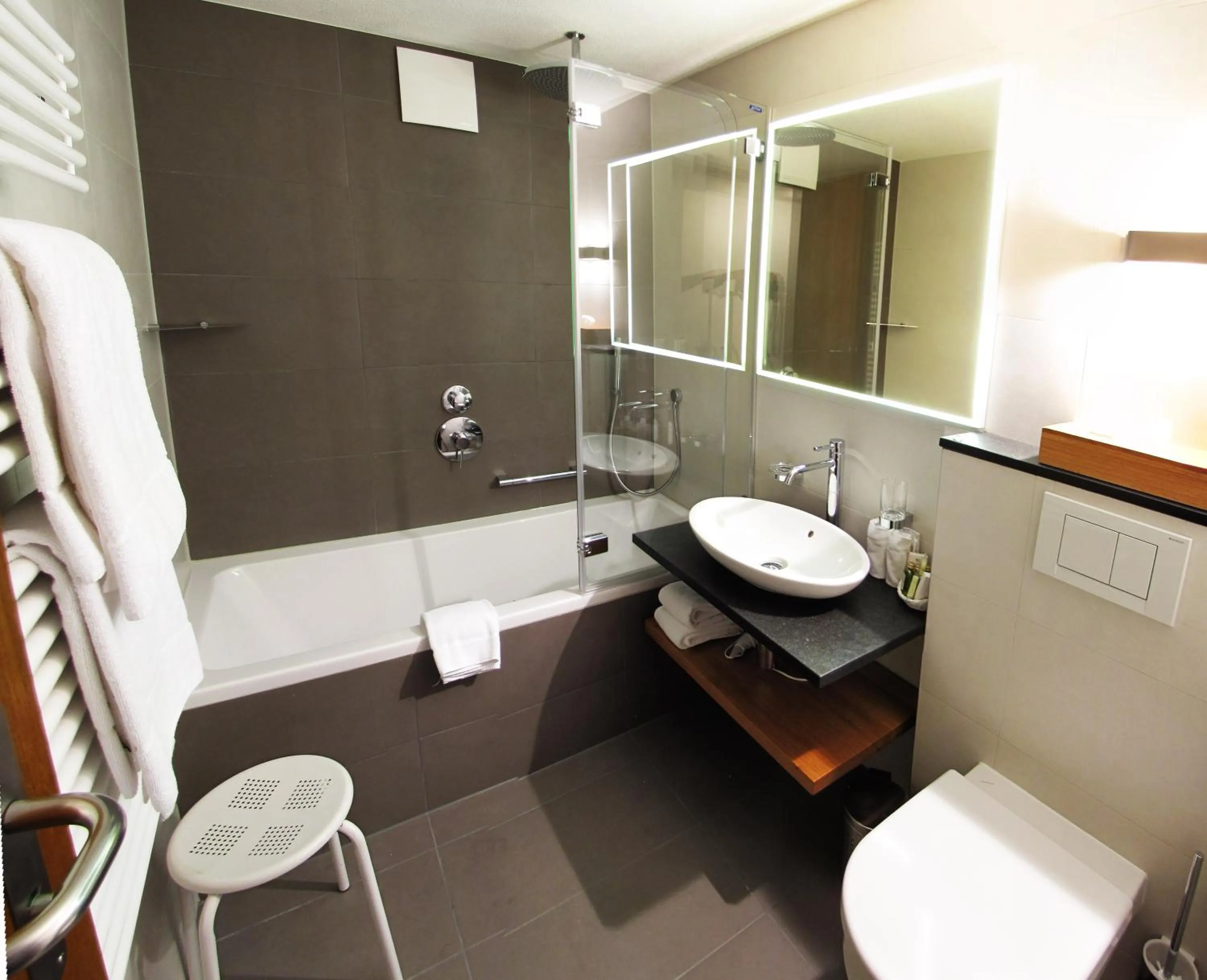 Bathroom in Hotel Allalin Saas-Fee