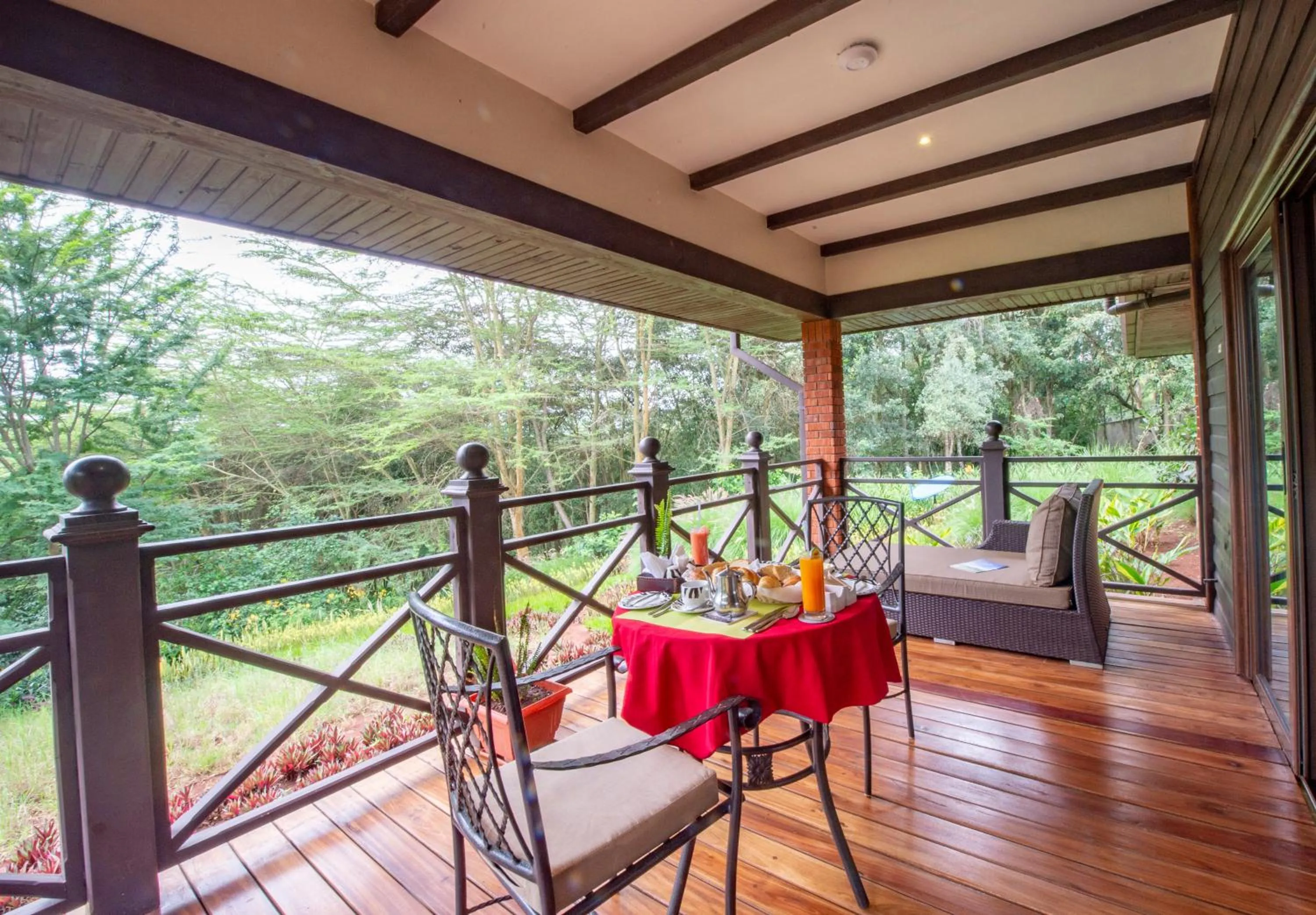 Patio in The Retreat at Ngorongoro