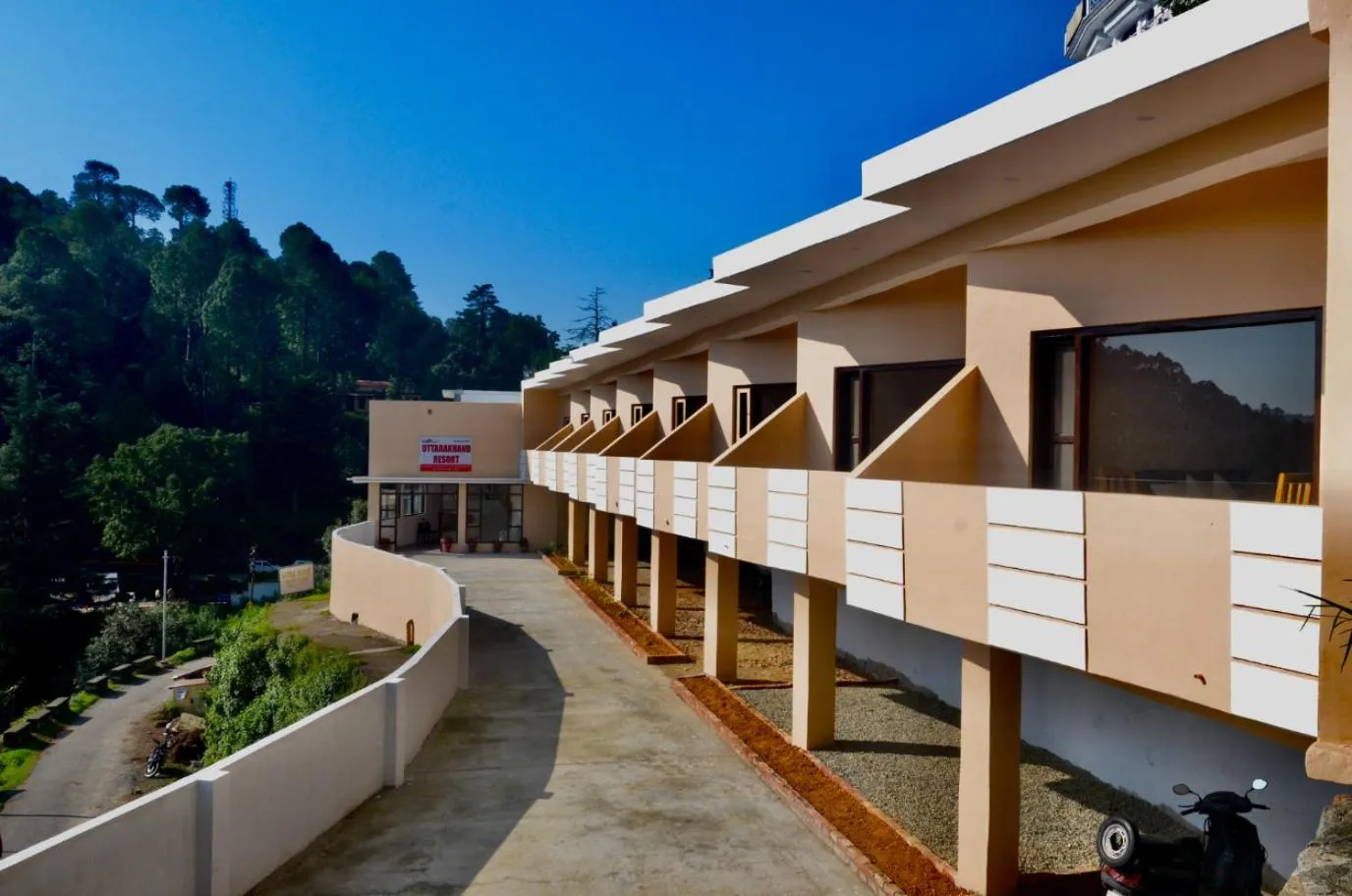 Property building in Uttarakhand resort