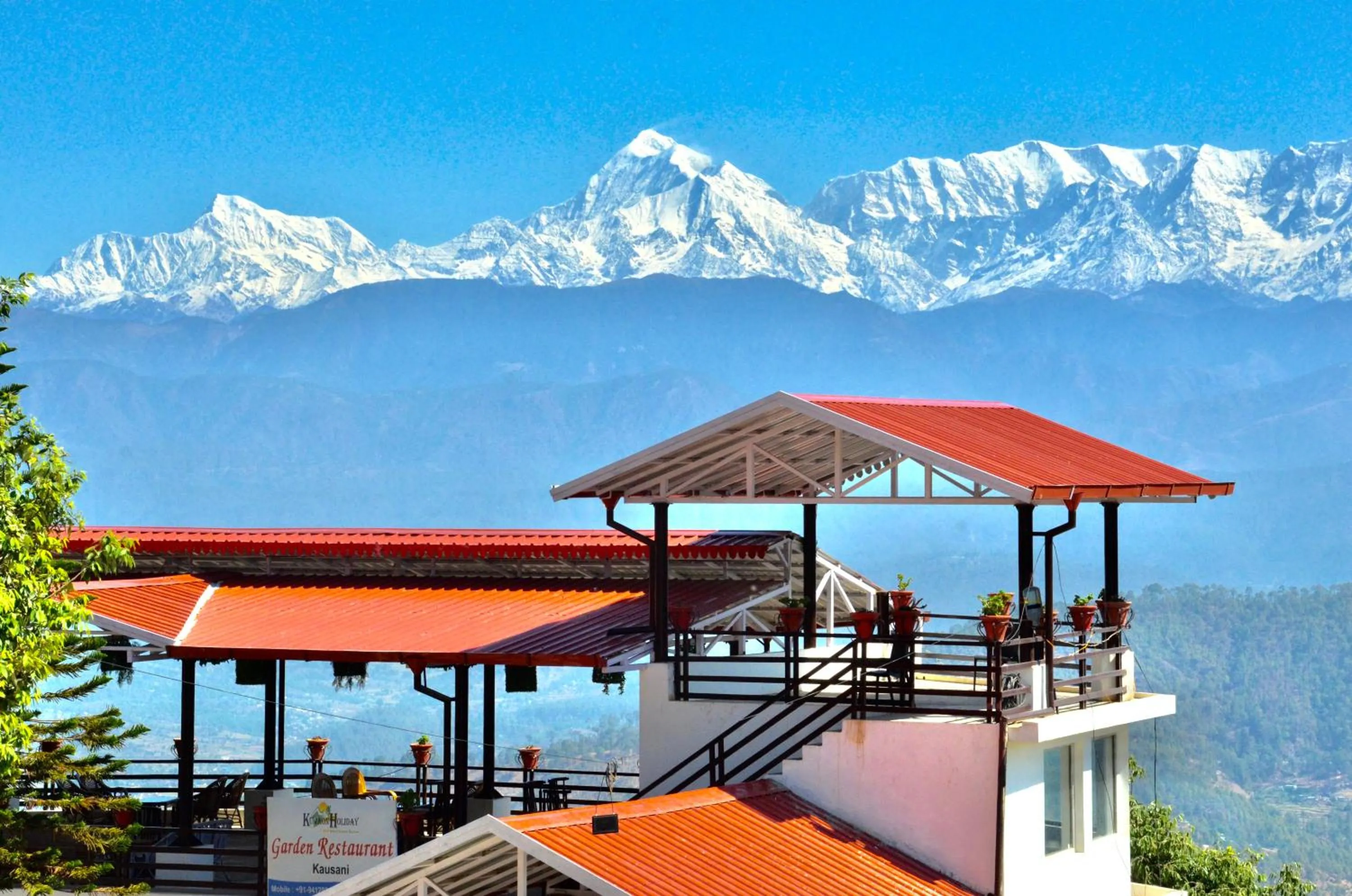 Property building in Uttarakhand resort