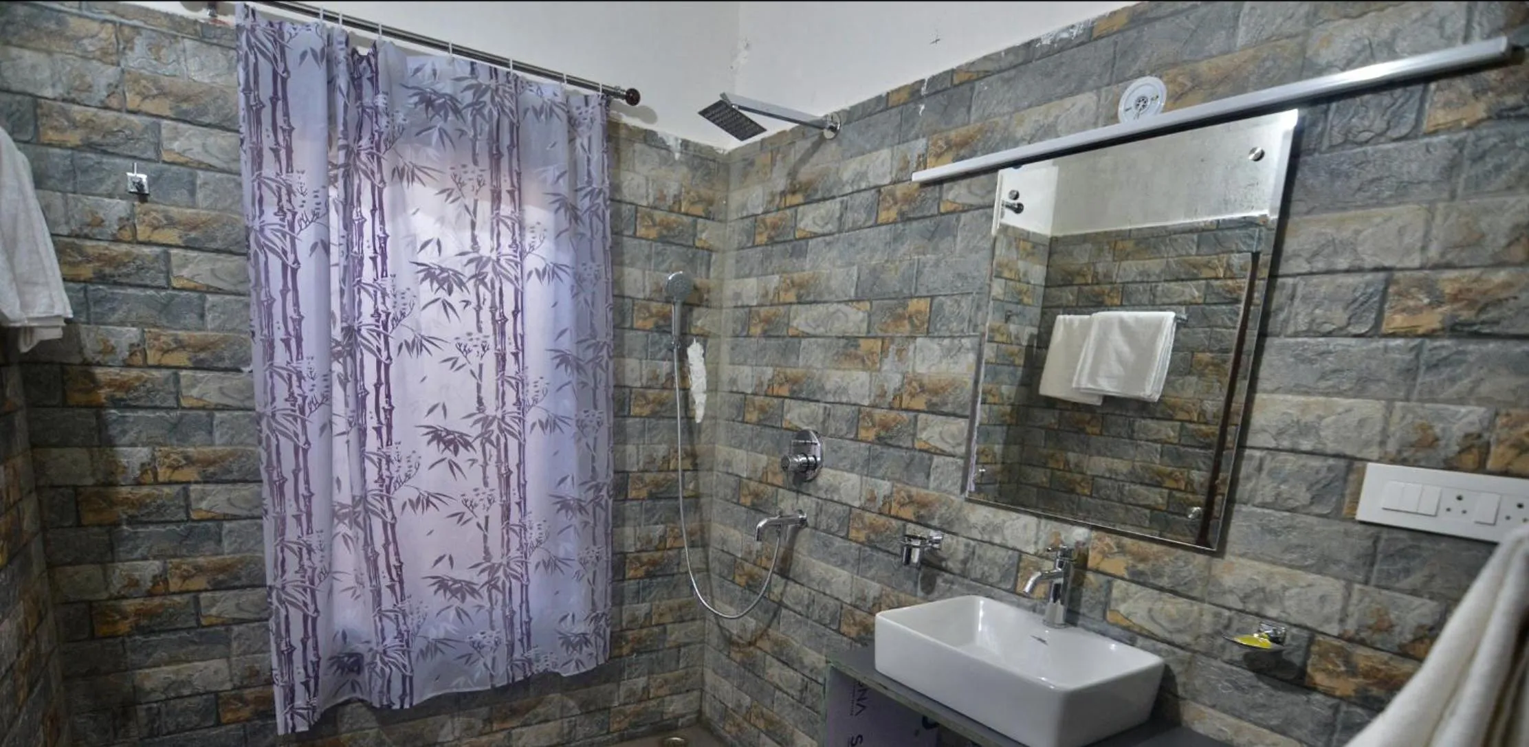 Bathroom in Uttarakhand resort