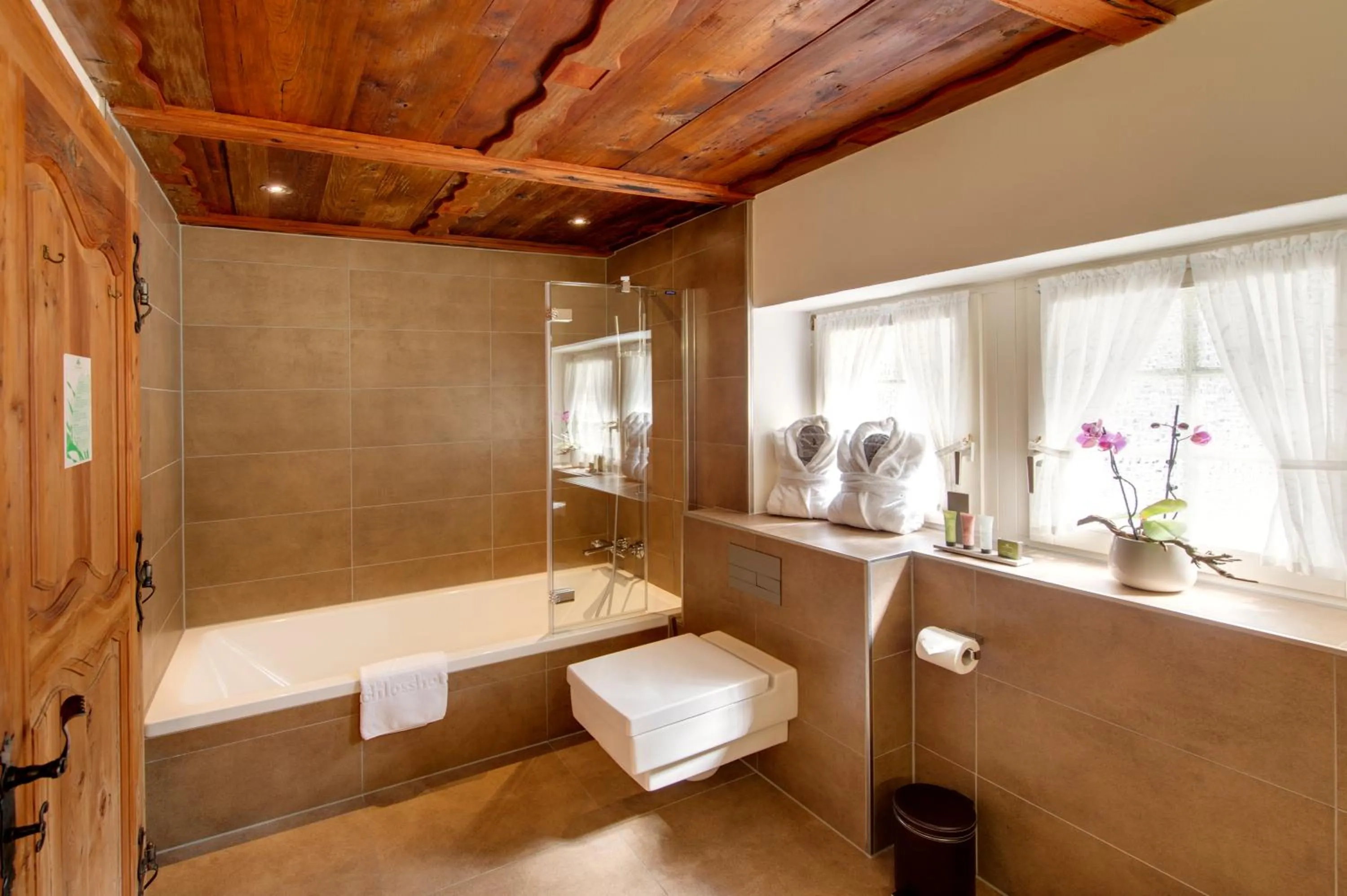 Bathroom in SchlossHotel Zermatt Active & CBD Spa Hotel