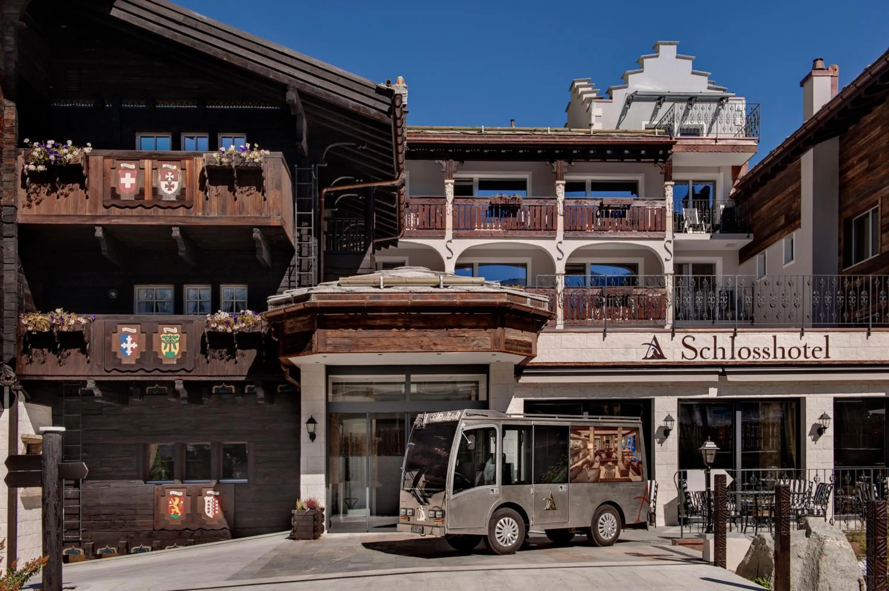 Facade/entrance in SchlossHotel Zermatt Active & CBD Spa Hotel