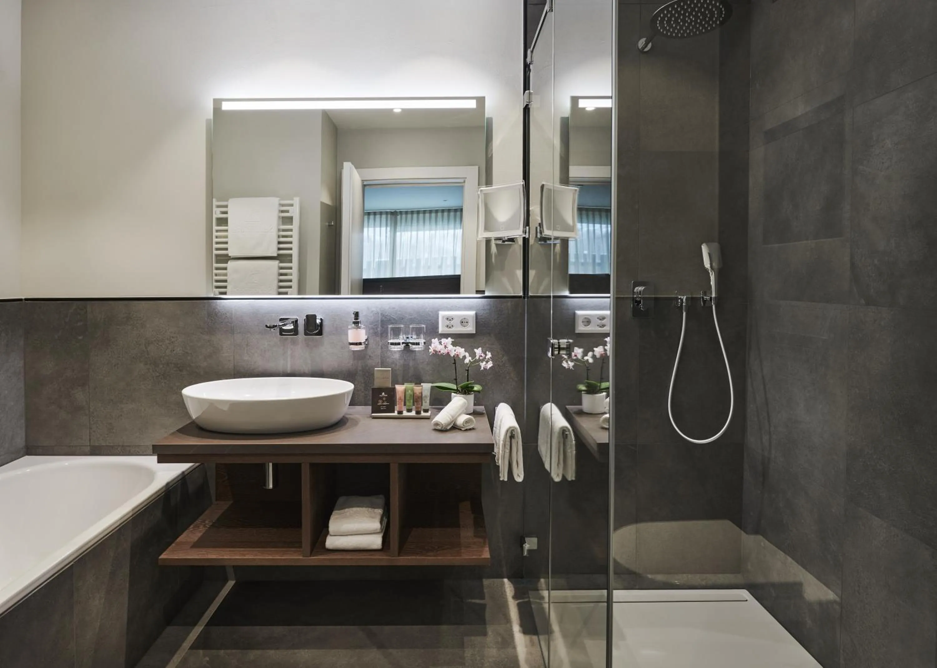 Bathroom in SchlossHotel Zermatt Active & CBD Spa Hotel