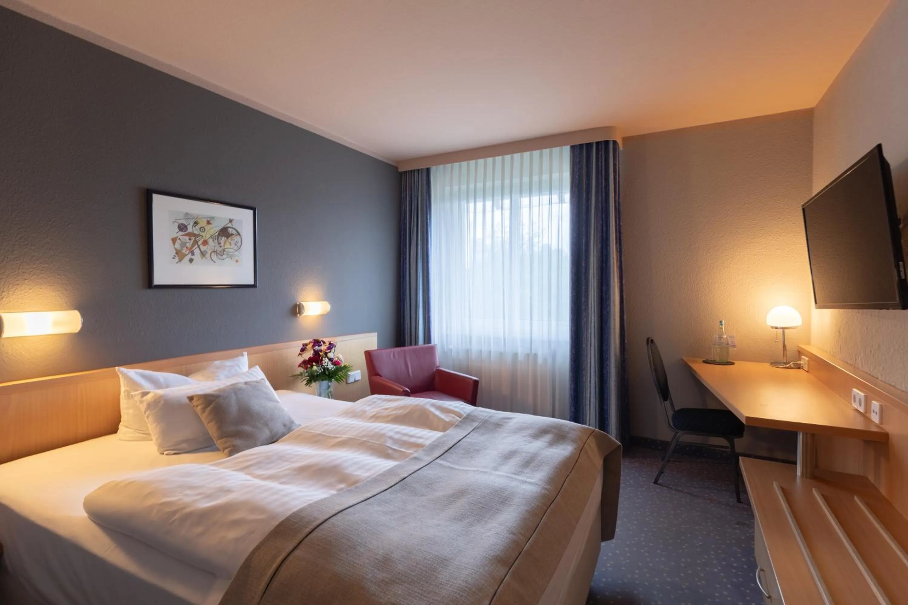 Bed in Novum Hotel Seegraben Cottbus