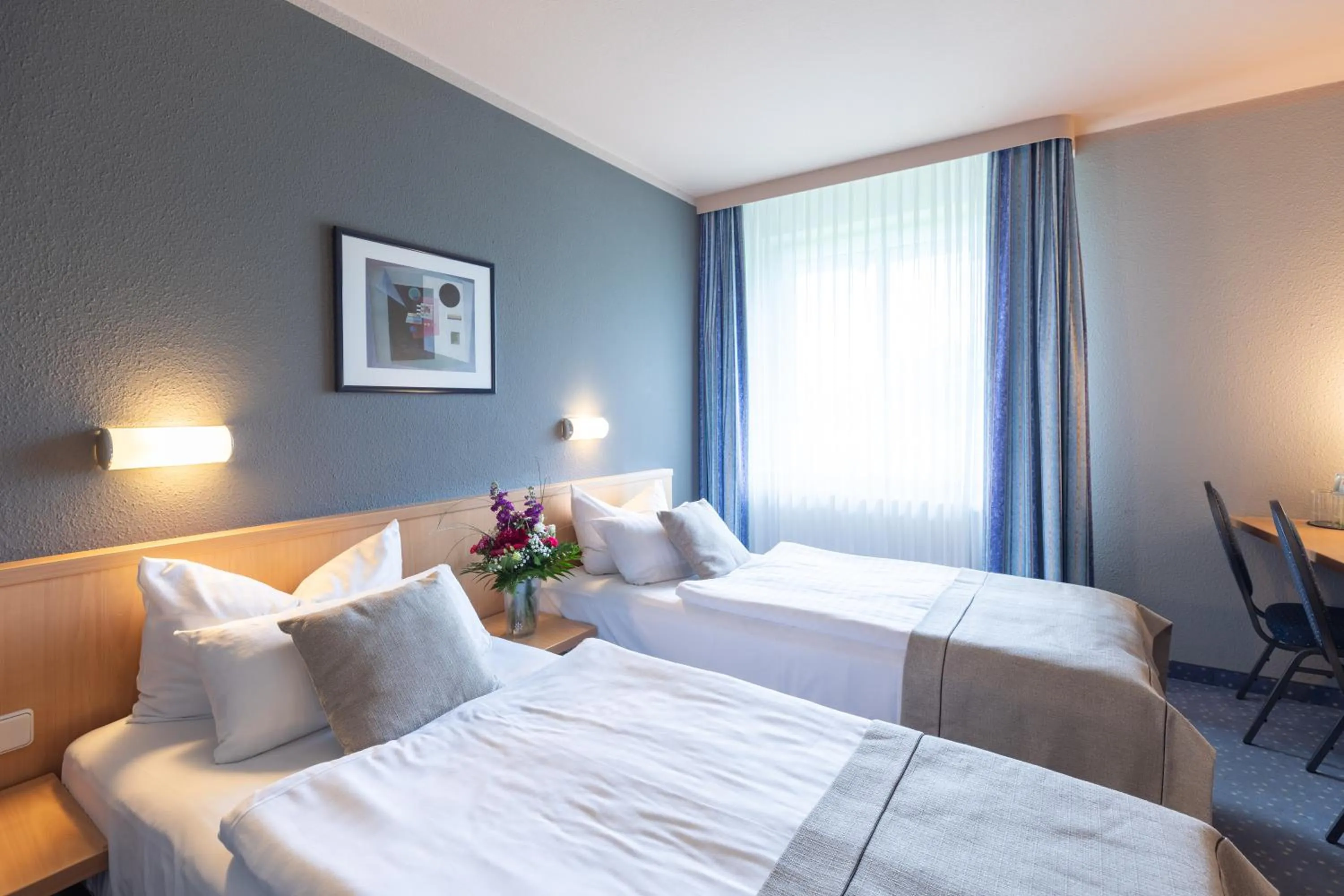 Bed in Novum Hotel Seegraben Cottbus