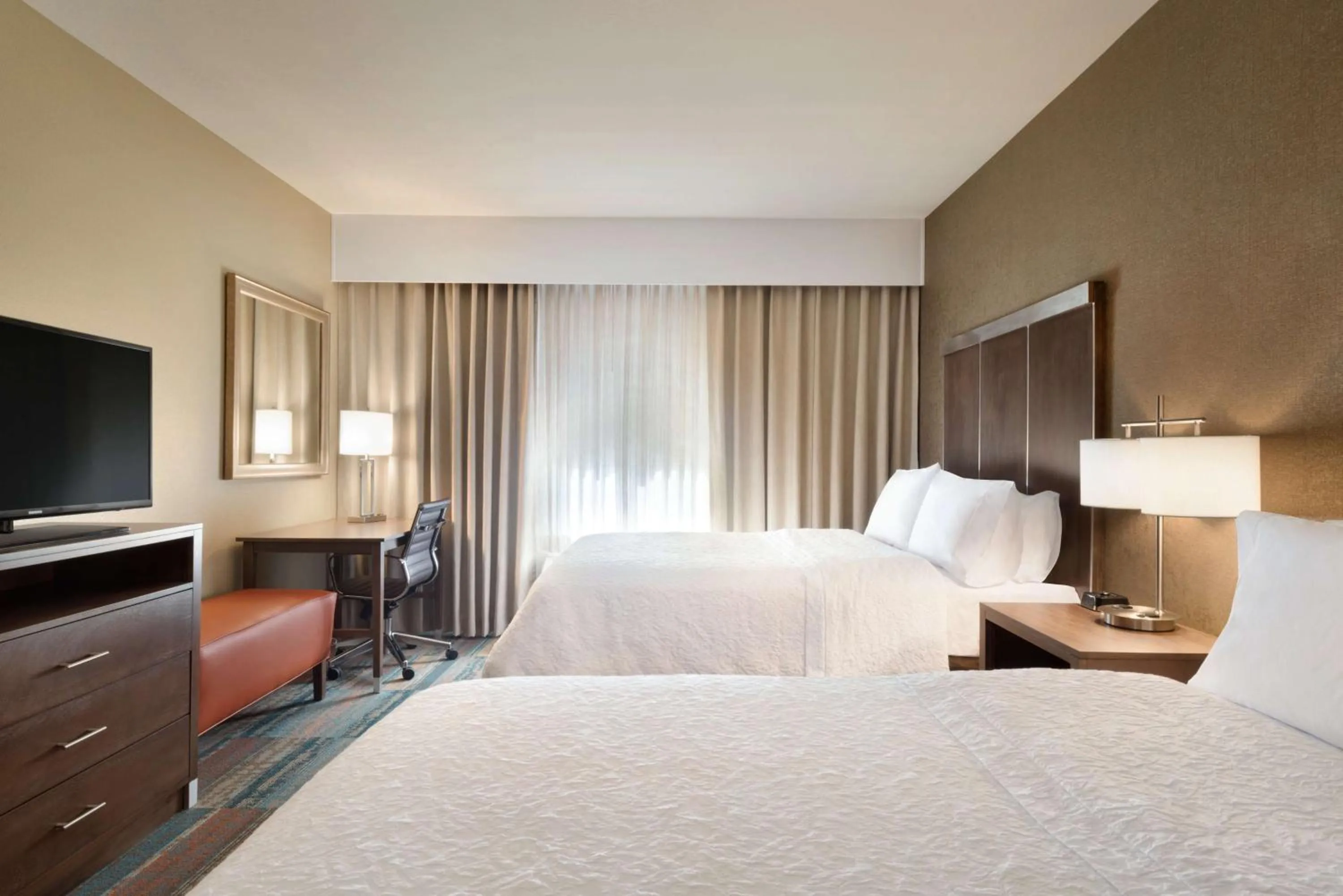 Bed in Hampton Inn by Hilton Elko Nevada