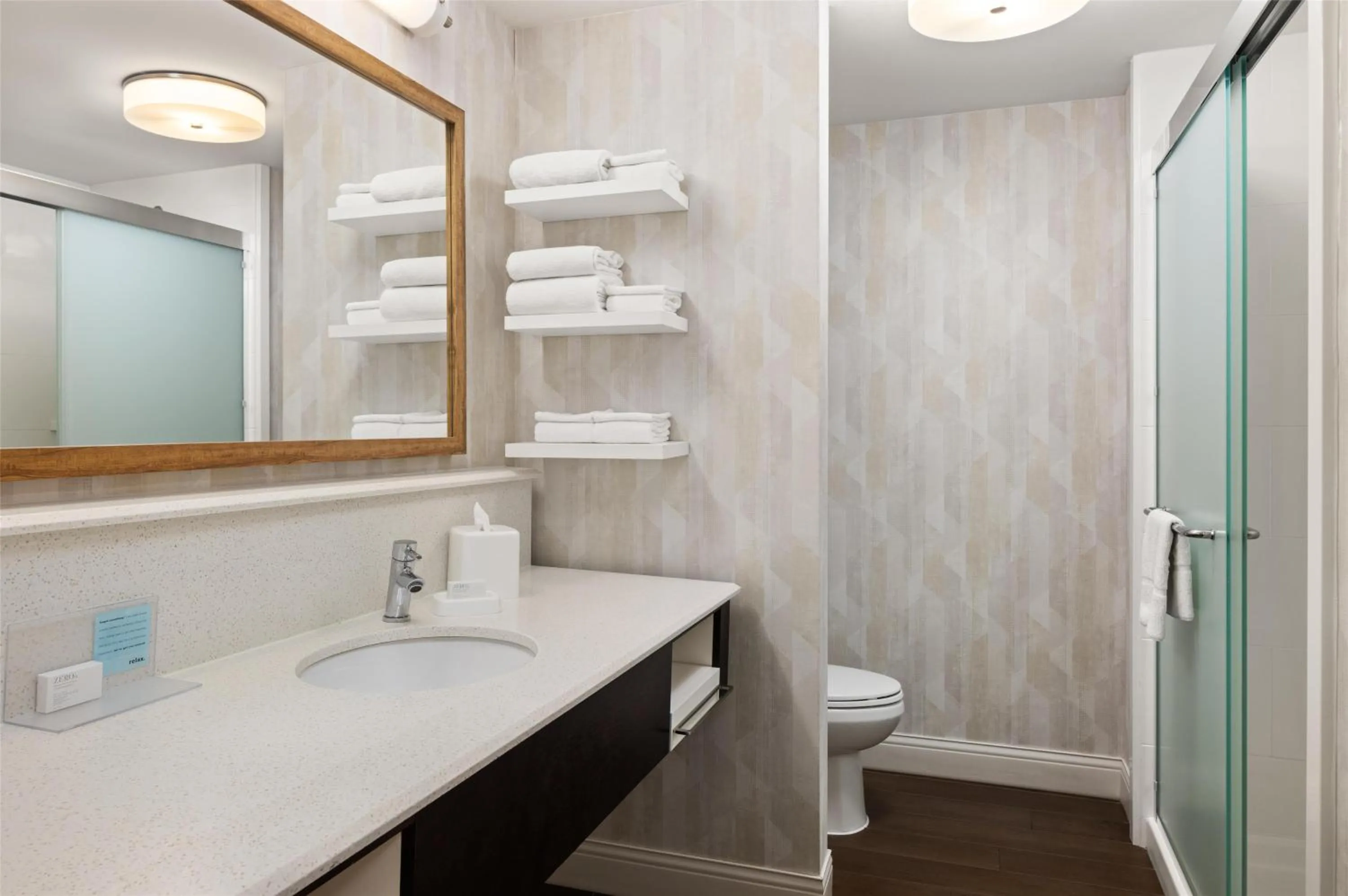 Bathroom in Hampton Inn Minneapolis-Roseville,MN